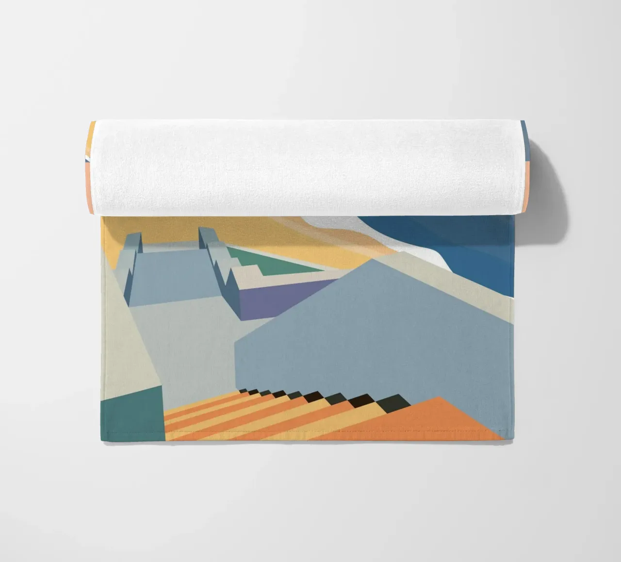 Scale sulla spiaggia telo mare da pierosvisuals