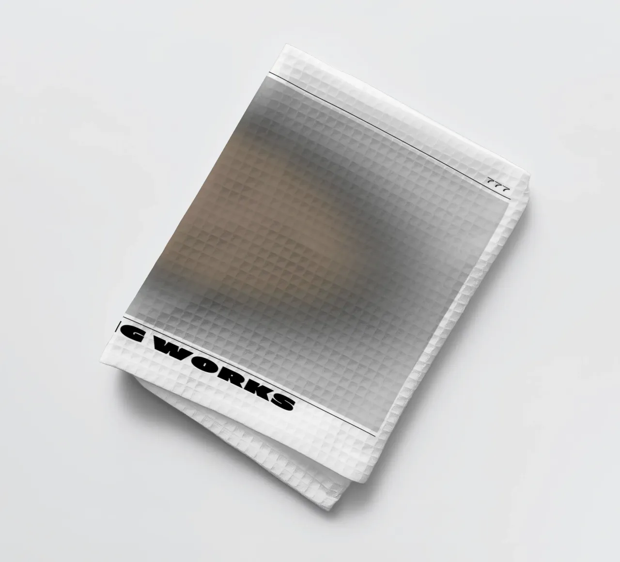 Lucky Aura Gradient Art Print - Poster de Manifestation torchon de NorwesClub