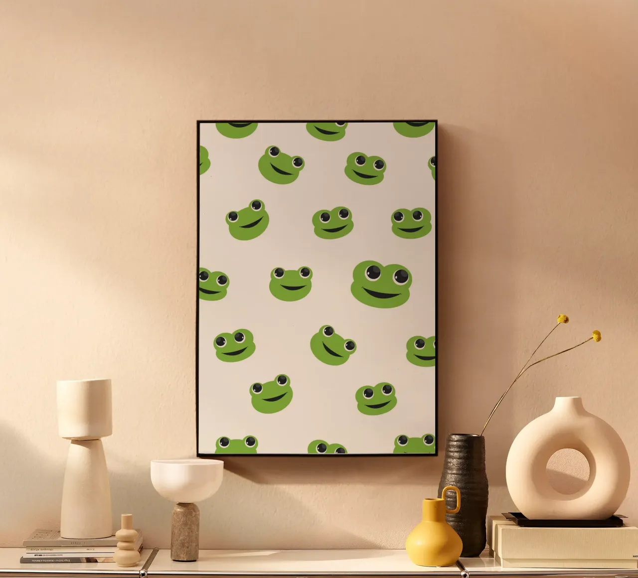 Cute frog plexiglass da gulsengunel