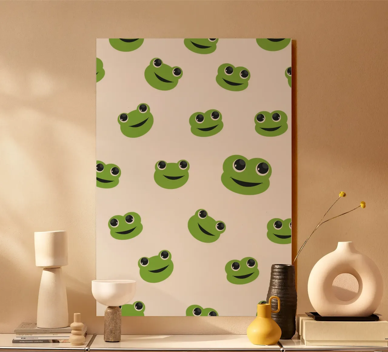 Cute frog plexiglass da gulsengunel