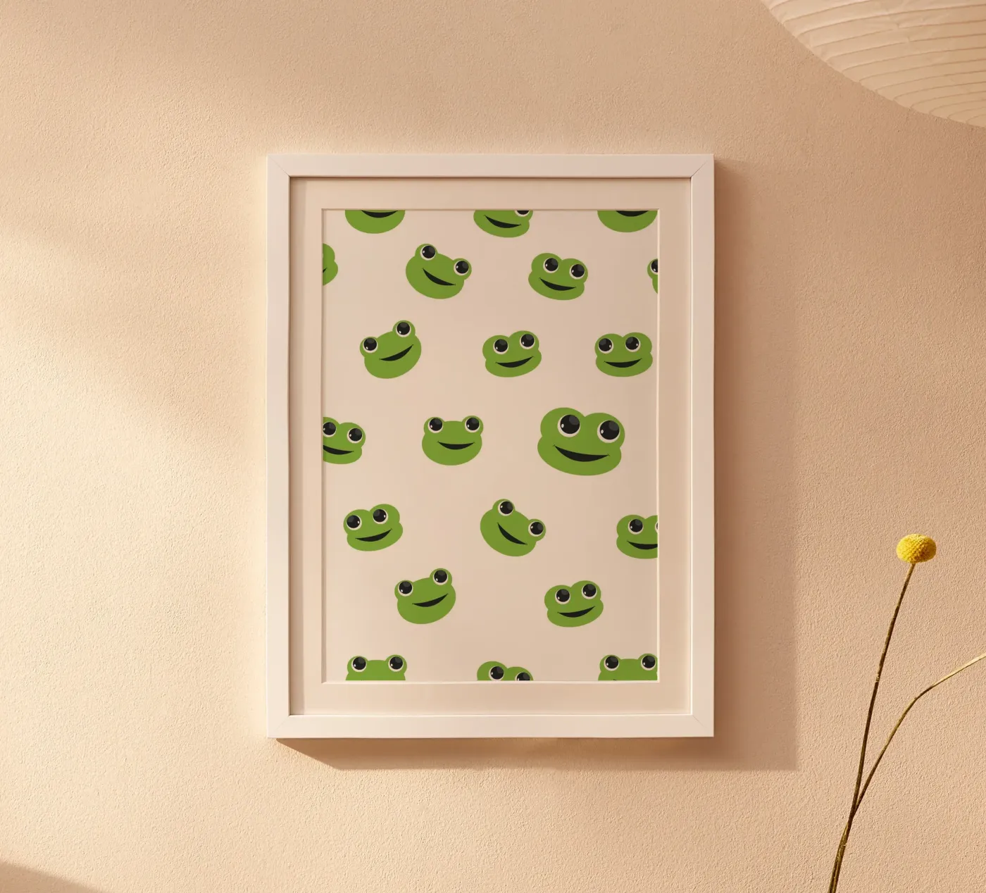 Cute frog poster by gulsengunel