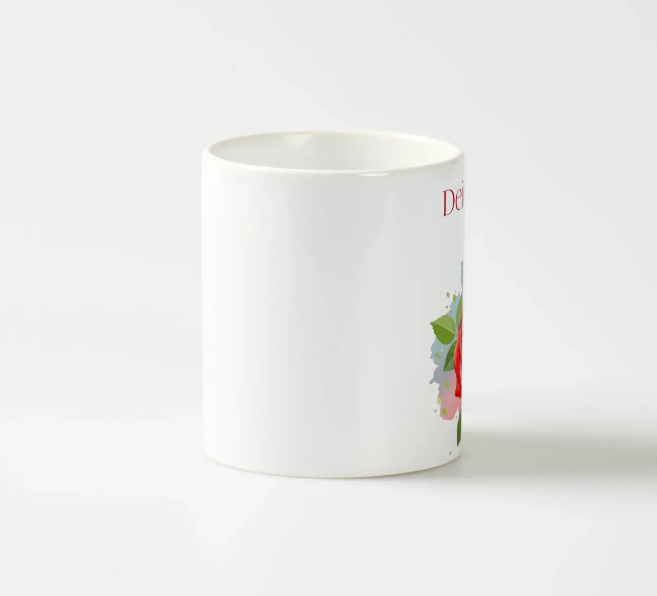 Fiore di nascita - Rosa di giugno tazza in ceramica da Geburtsblume