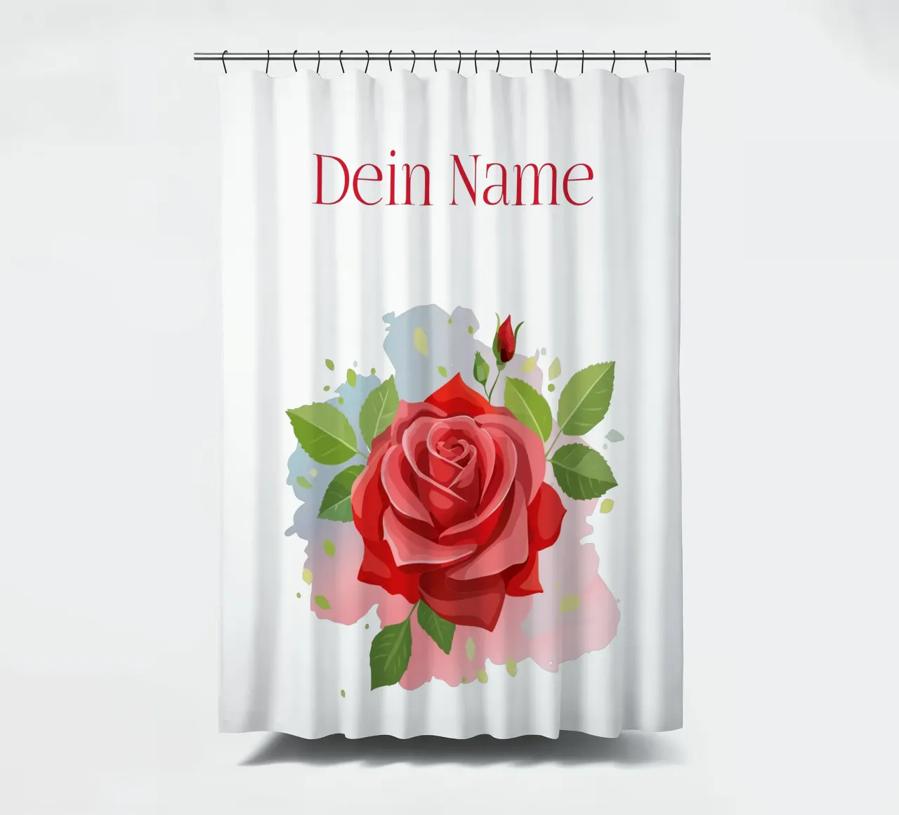 Fiore di nascita - Rosa di giugno tenda da doccia da Geburtsblume