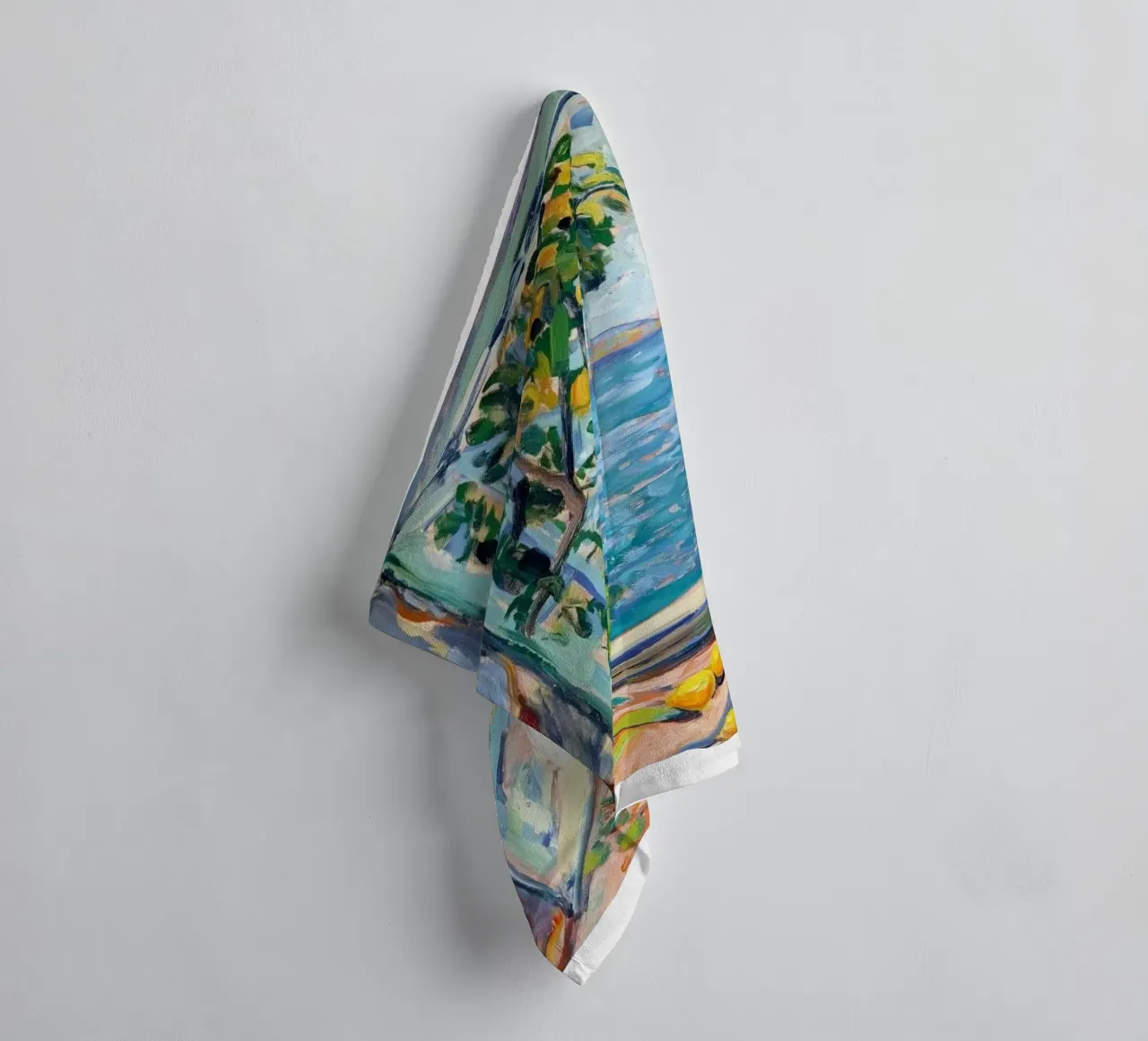 lemons falling on the window towel by gudikan store