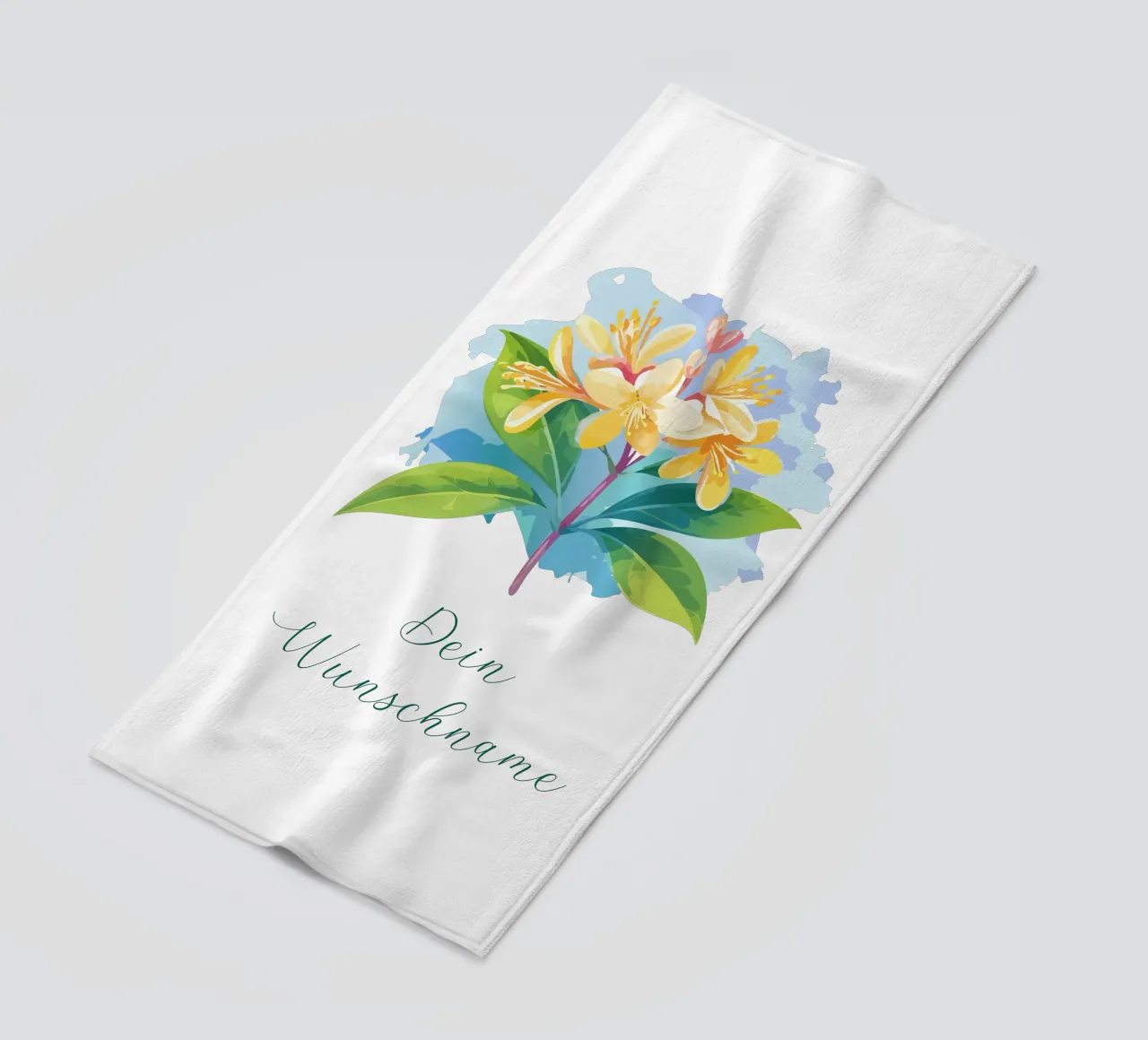 Fiore di nascita - Caprifoglio di giugno telo mare da Geburtsblume