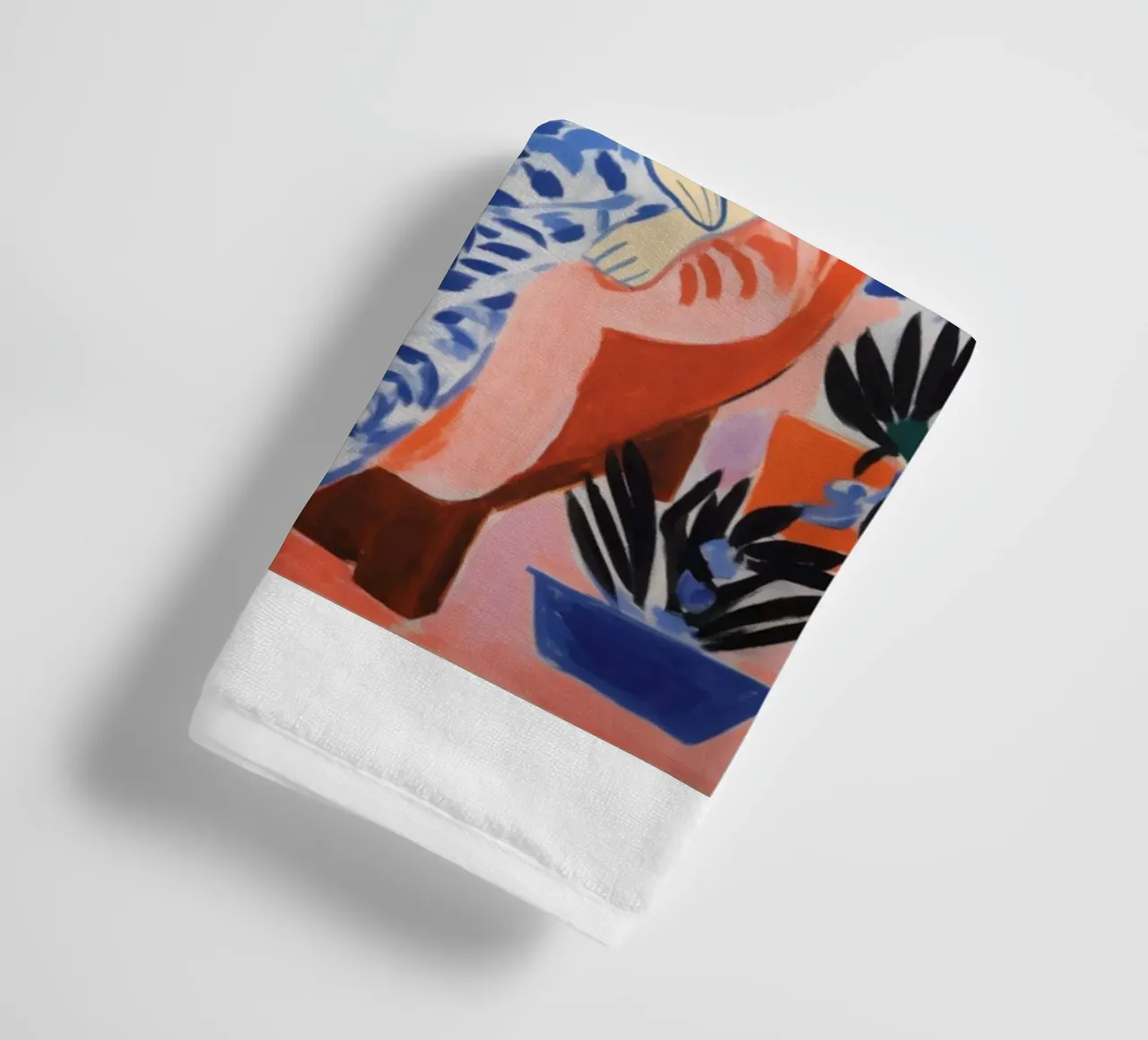 vrouw slaapt ontspanning badhanddoek van gudikan store