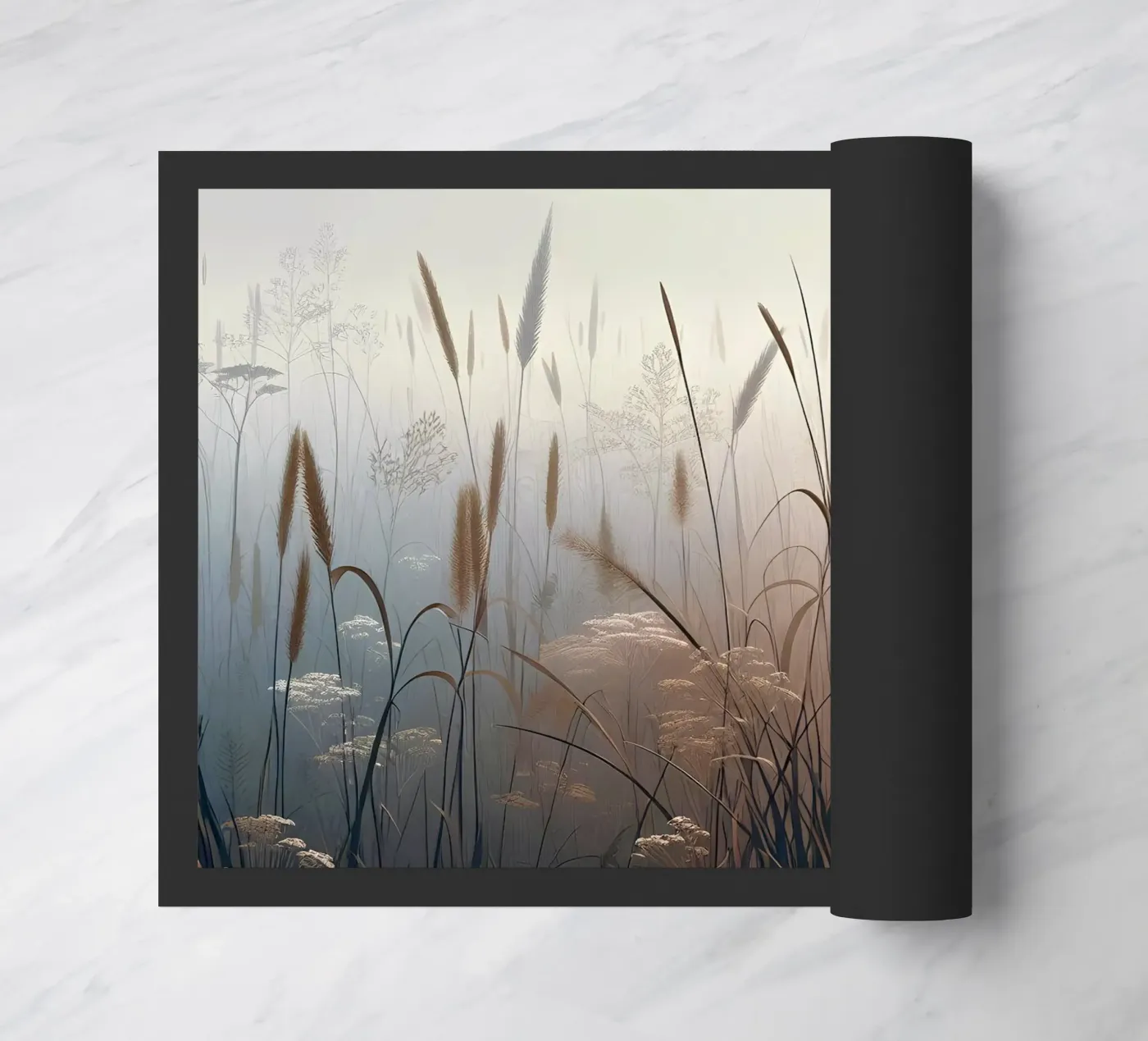 Weidegrassen deurmat van Digital Naive