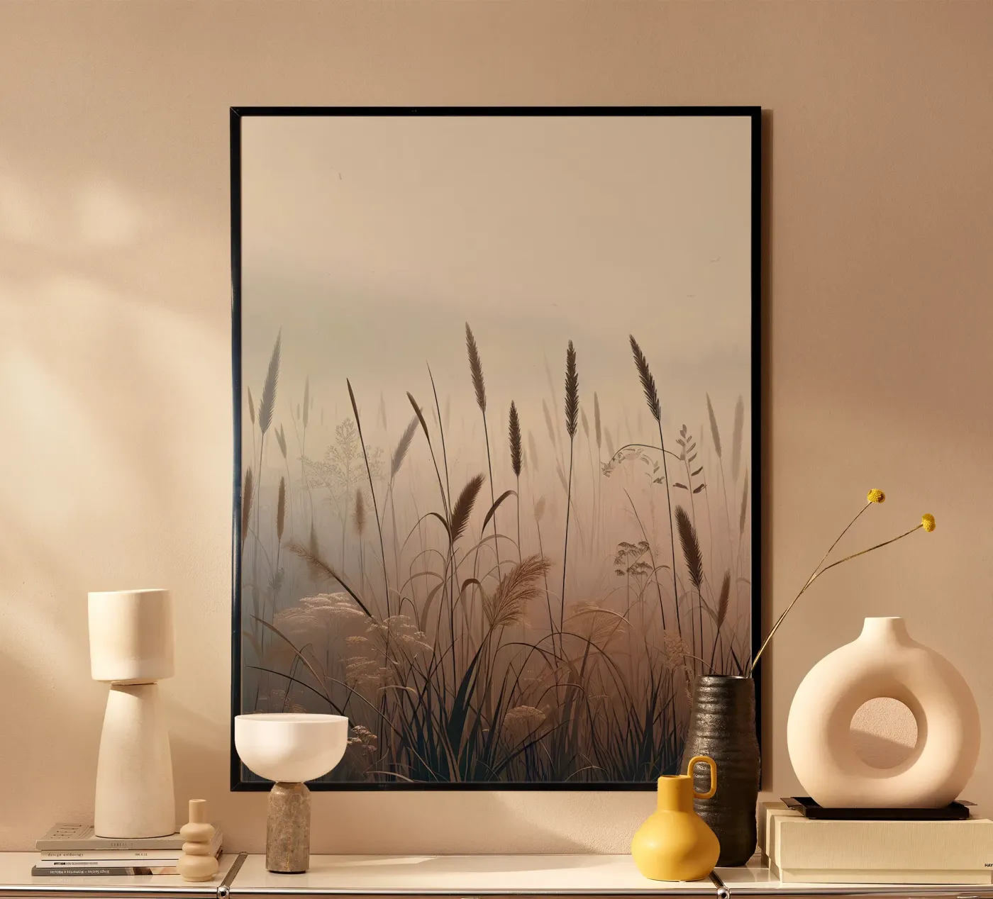 Weidegrassen poster van Digital Naive