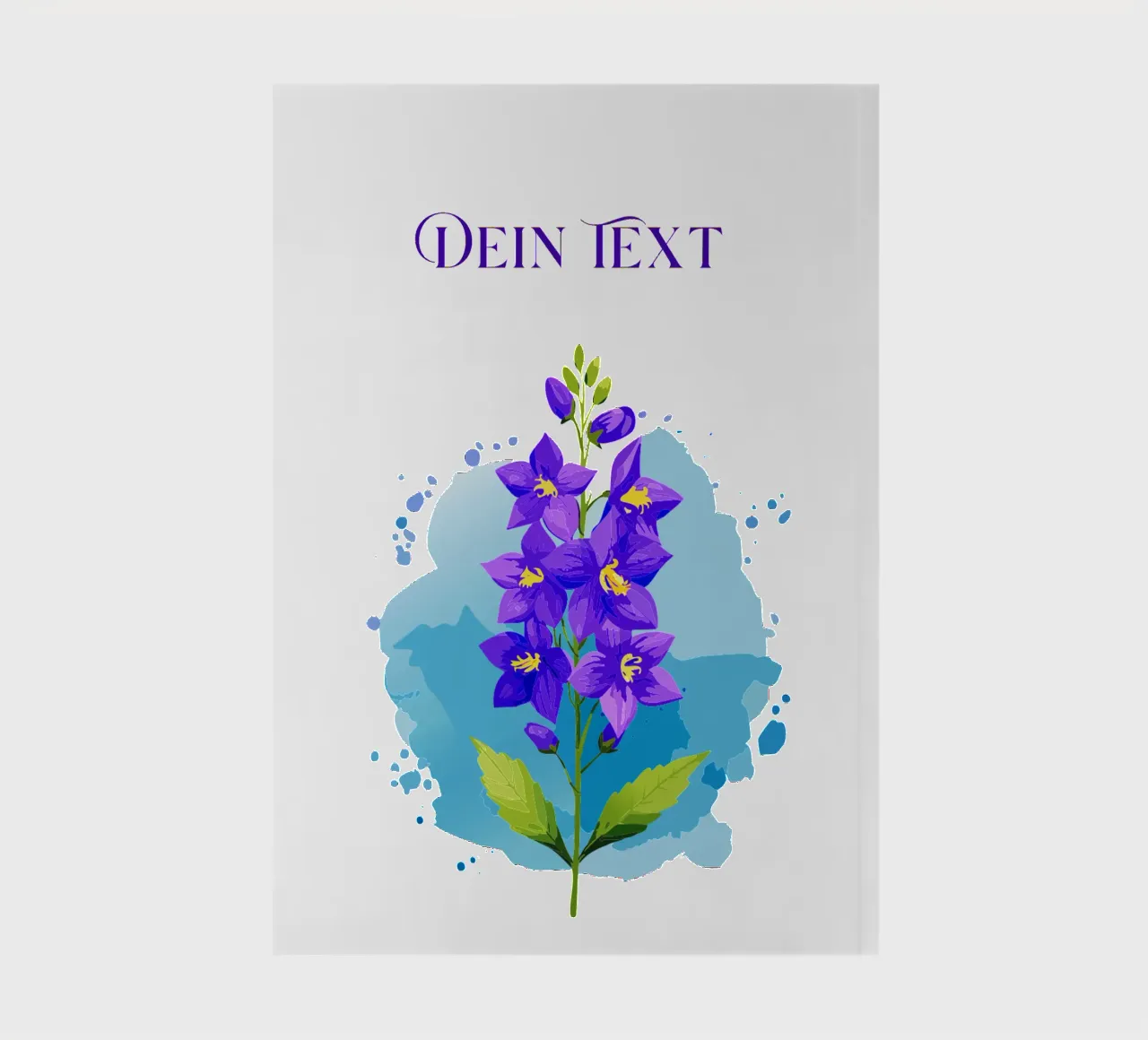 Fiore di nascita - Delphinium di luglio diario da Geburtsblume