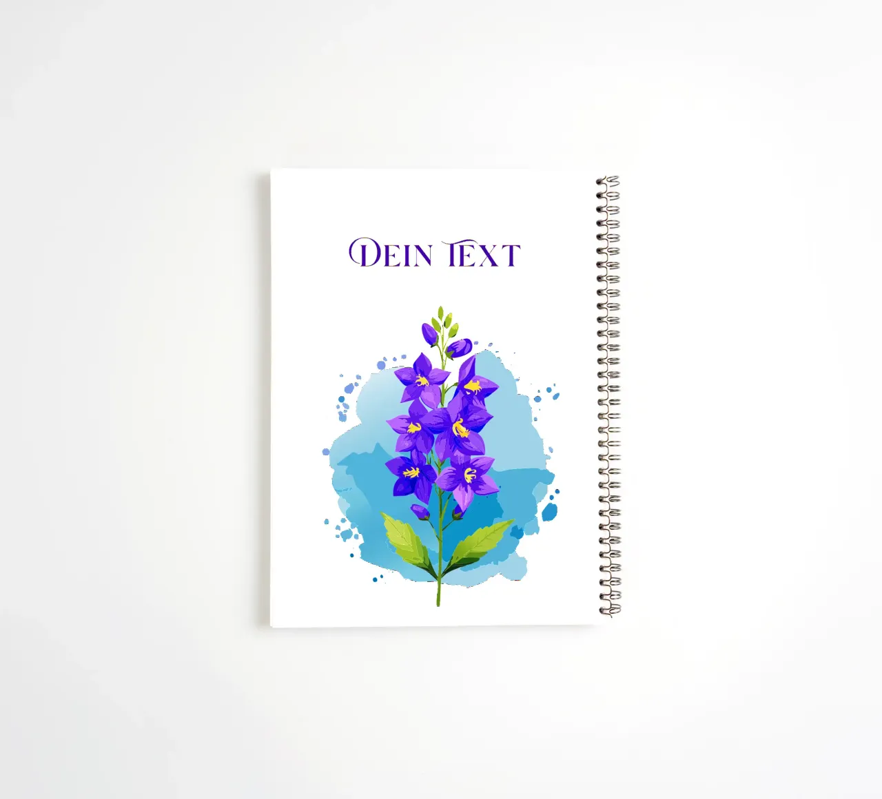 Fiore di nascita - Delphinium di luglio diario ad anelli da Geburtsblume