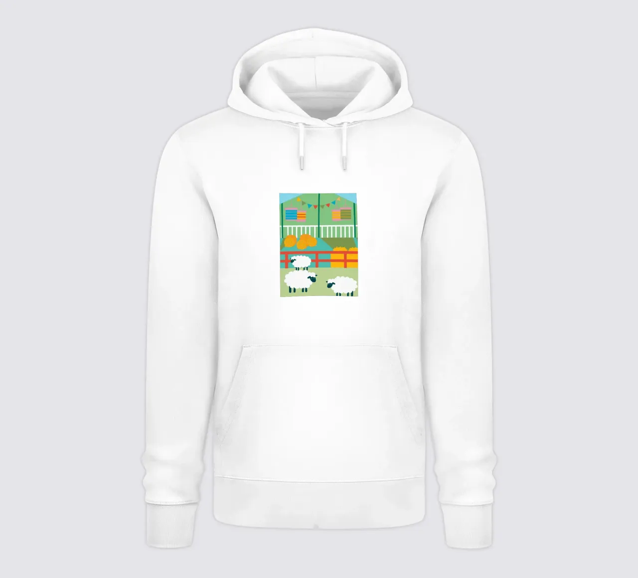 Allevamento di pecore felpa con cappuccio da CUTE ANIMALS