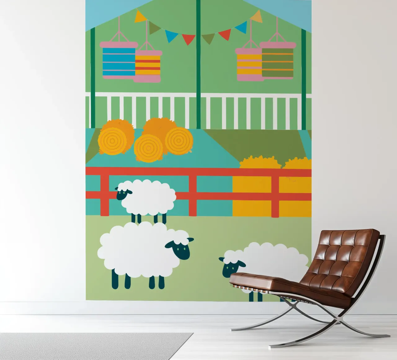Sheep Farming photo wallpaper by CUTE ANIMALS