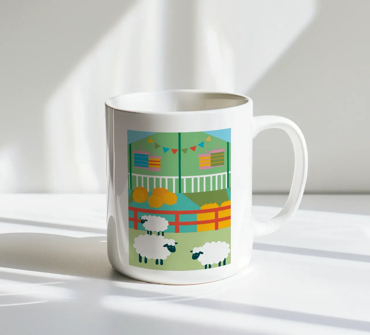 Allevamento di pecore tazza in ceramica da CUTE ANIMALS