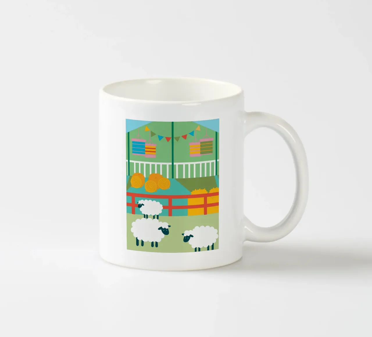 Allevamento di pecore tazza in ceramica da CUTE ANIMALS
