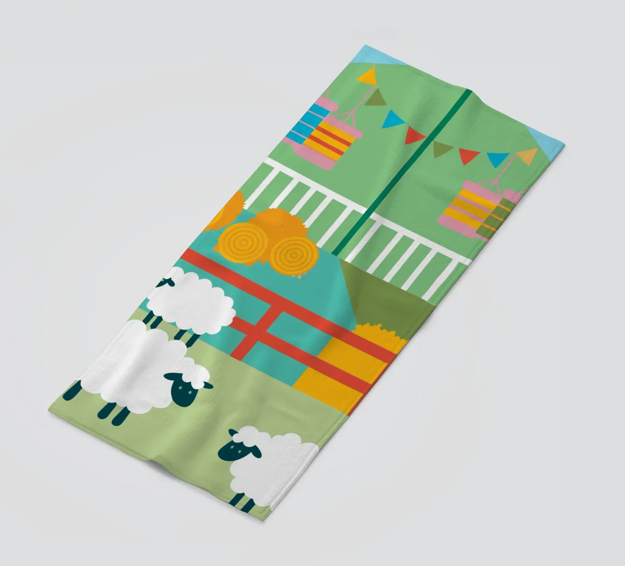 Allevamento di pecore telo mare da CUTE ANIMALS