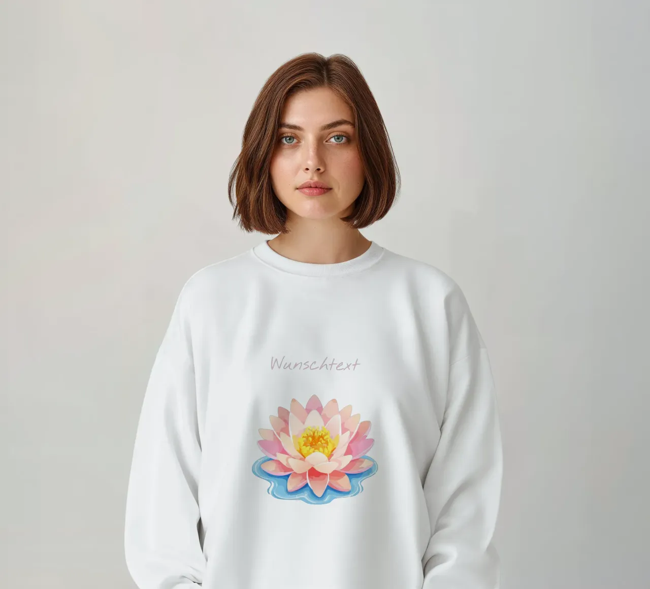 Fiore di nascita - ninfea di luglio / giglio d'acqua felpa da Geburtsblume