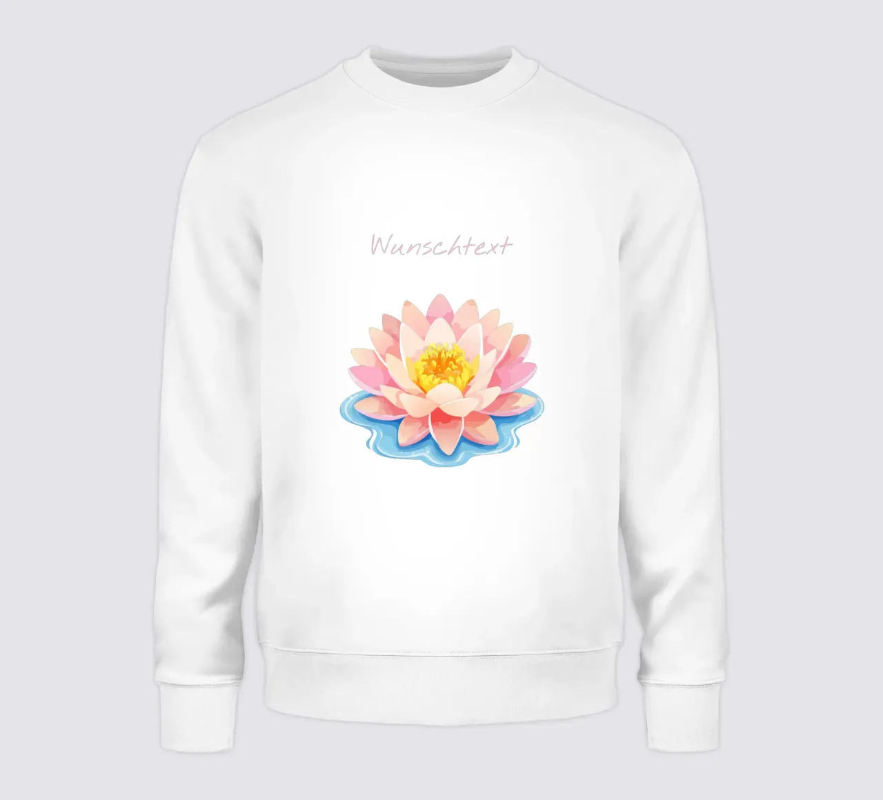 Fiore di nascita - ninfea di luglio / giglio d'acqua felpa da Geburtsblume