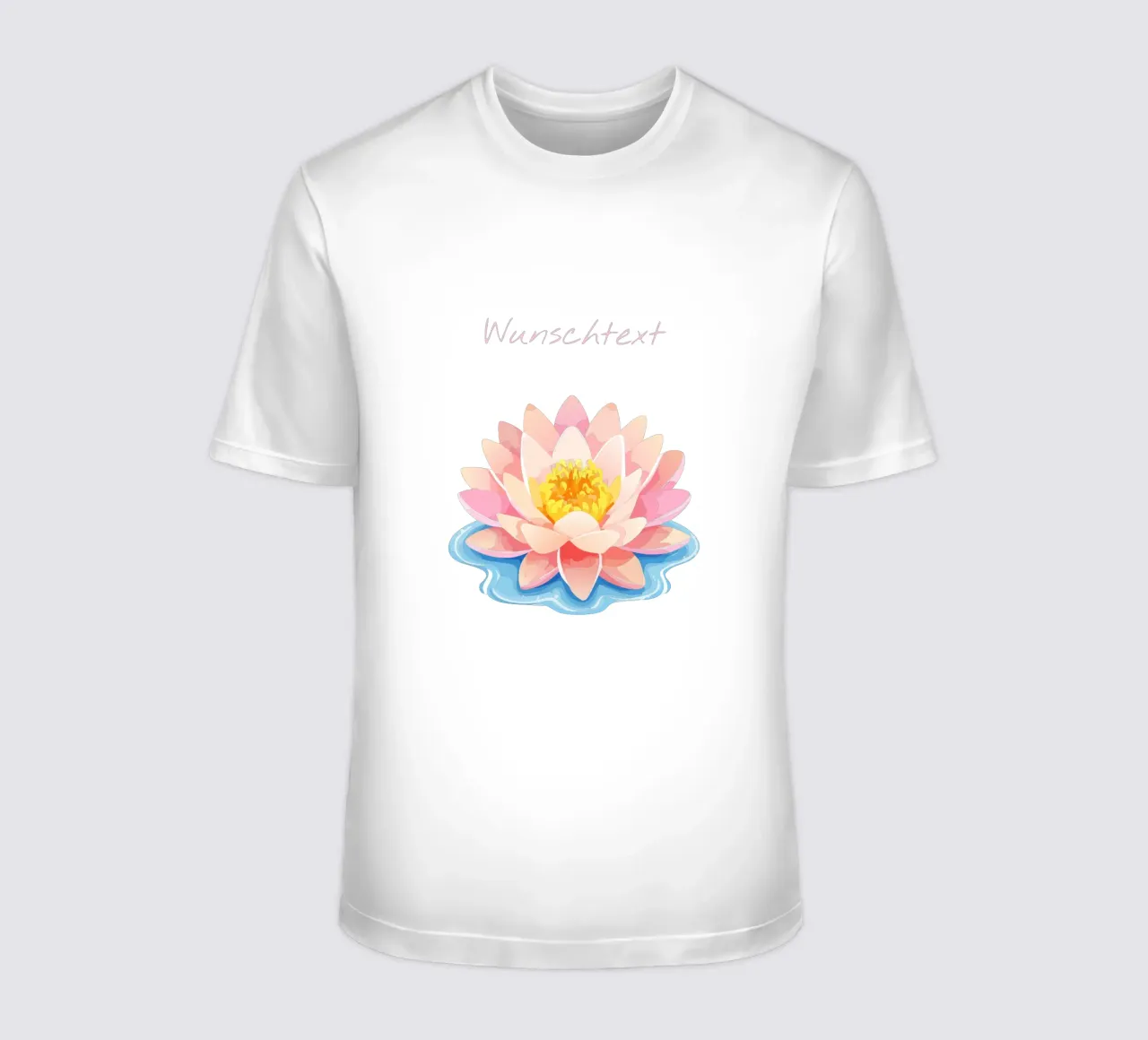Fiore di nascita - ninfea di luglio / giglio d'acqua t-shirt da Geburtsblume