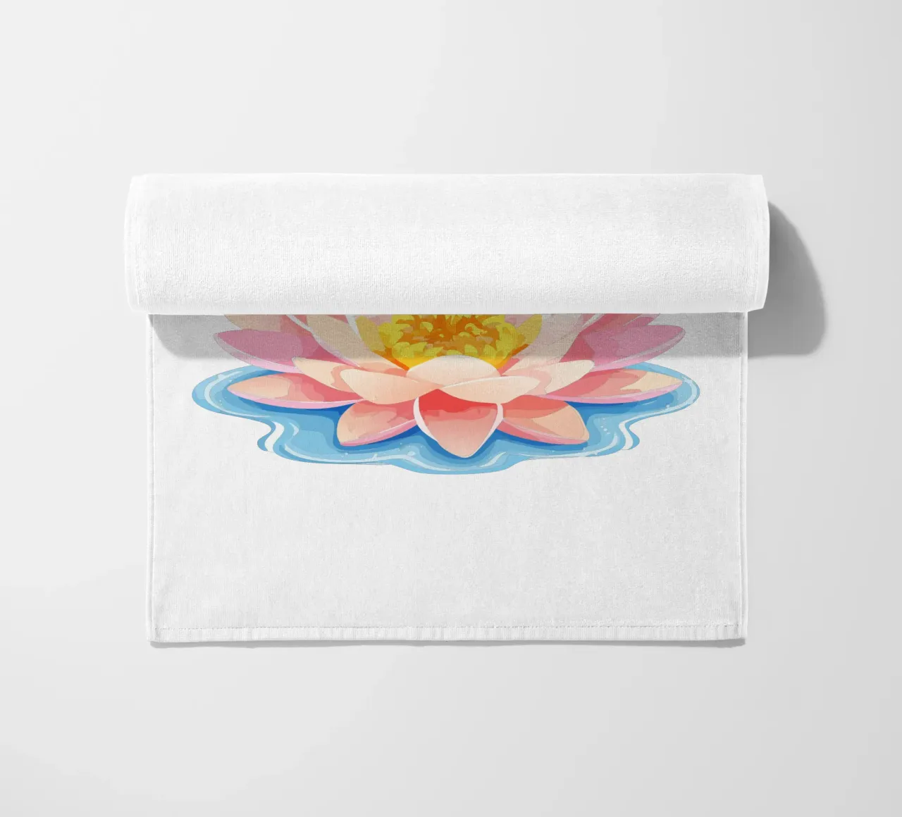 Fiore di nascita - ninfea di luglio / giglio d'acqua telo mare da Geburtsblume