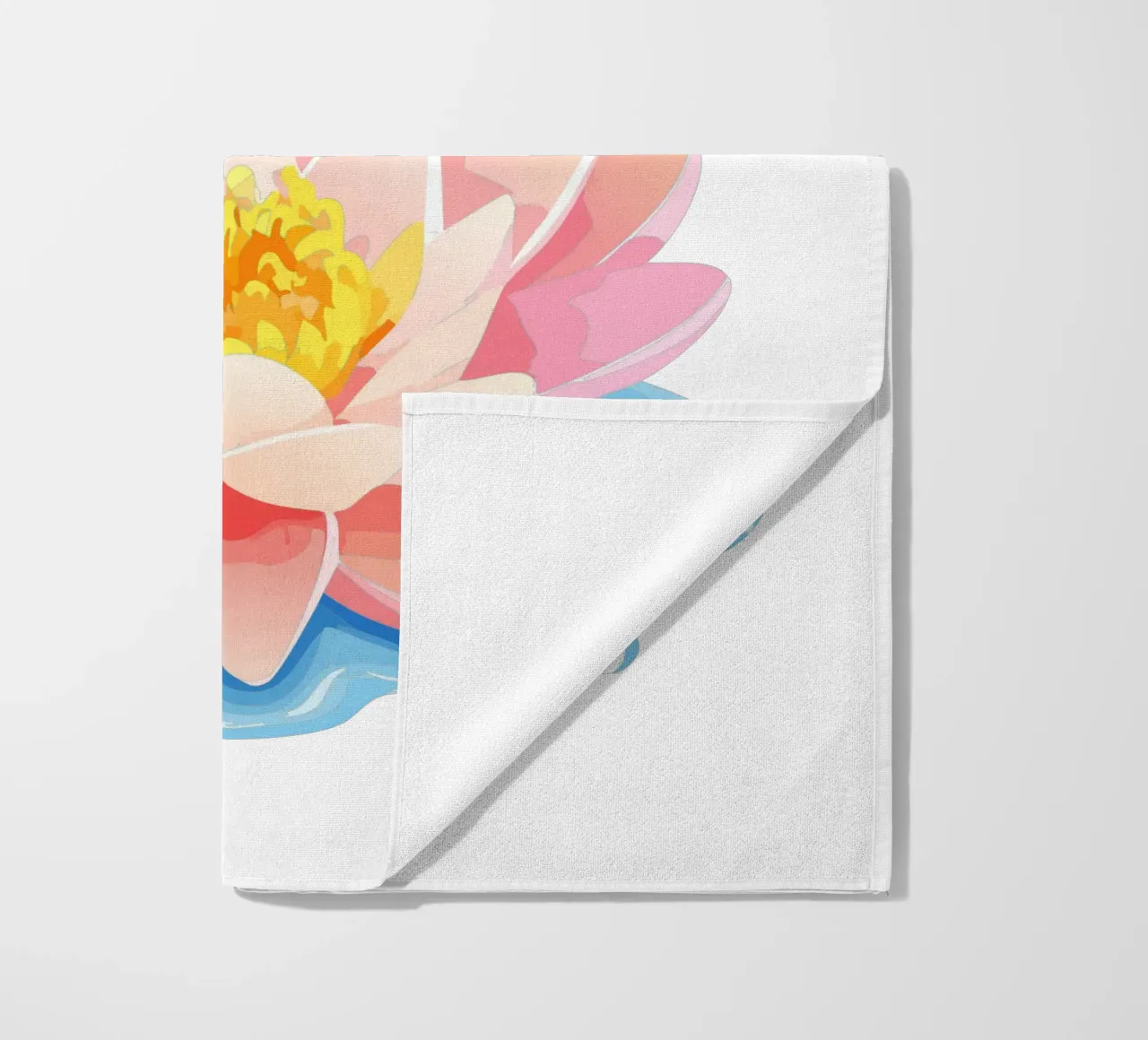 Fiore di nascita - ninfea di luglio / giglio d'acqua telo mare da Geburtsblume
