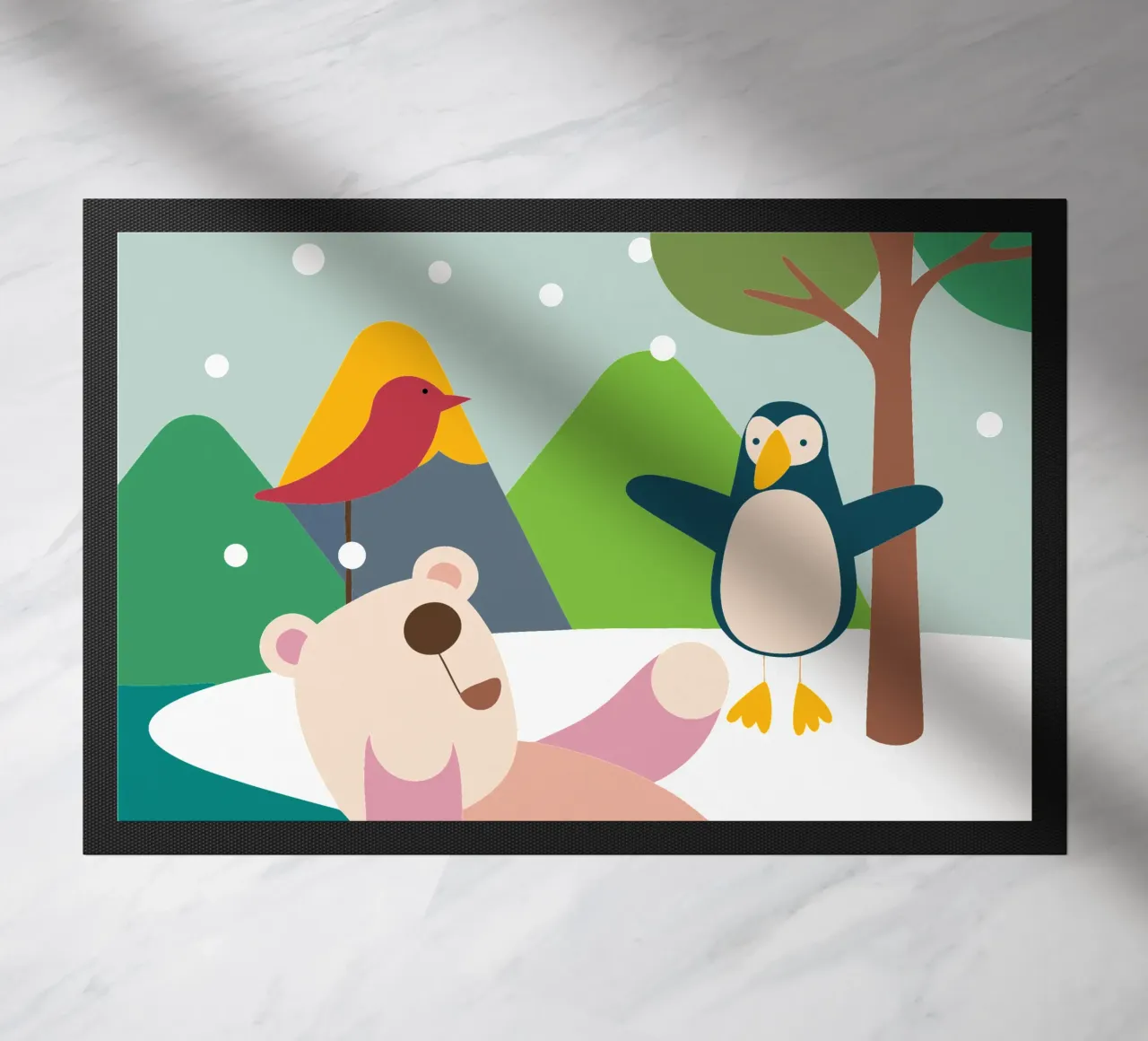 Orsi e pinguini zerbino da CUTE ANIMALS