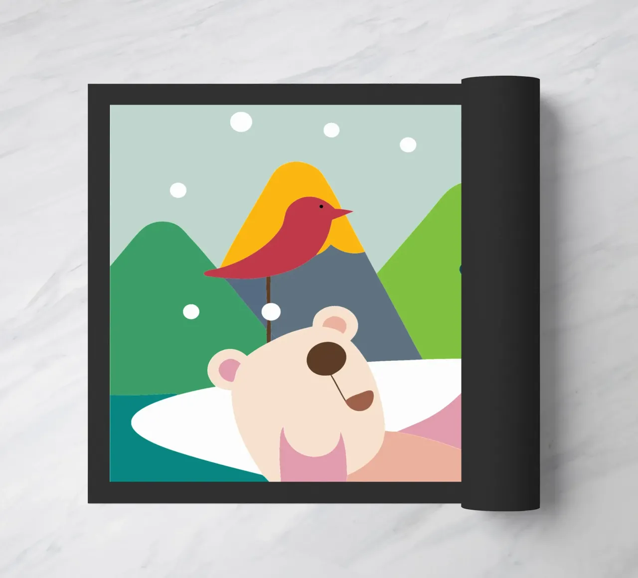 Orsi e pinguini zerbino da CUTE ANIMALS