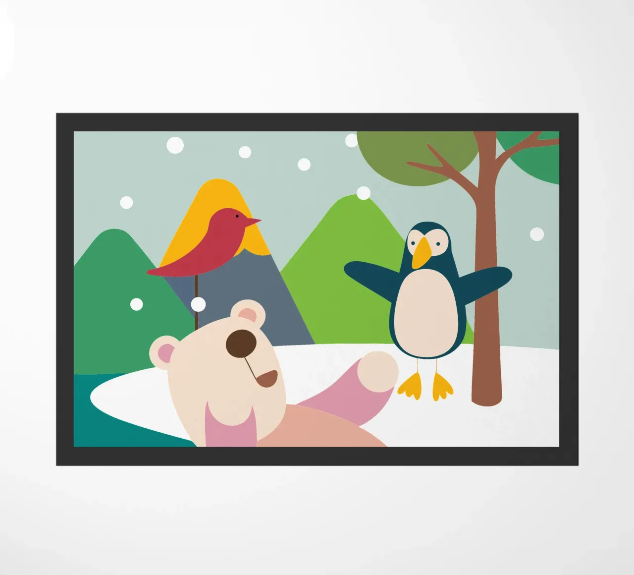 Orsi e pinguini zerbino da CUTE ANIMALS