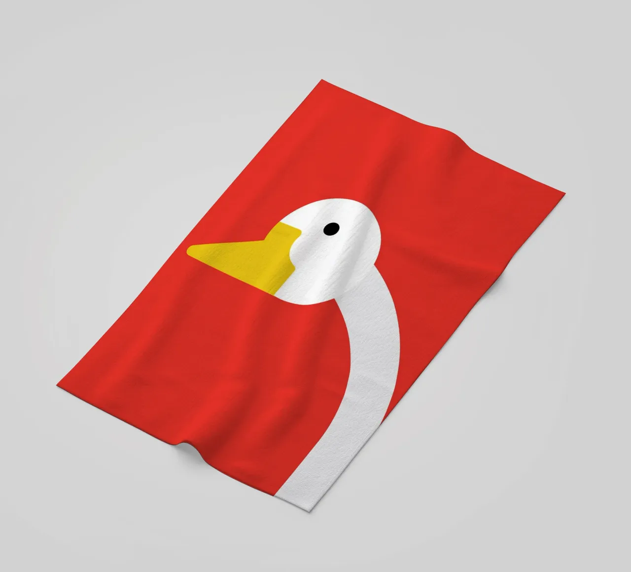 Duck Bauhaus beach towel by Family Bauhaus Art