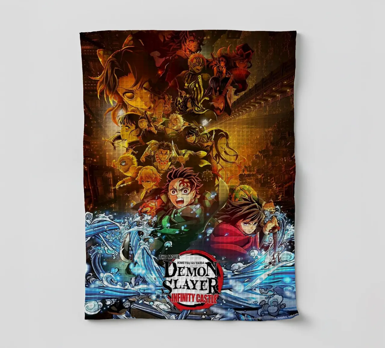 Viral Anime Movie tea towel by Waylons Studio