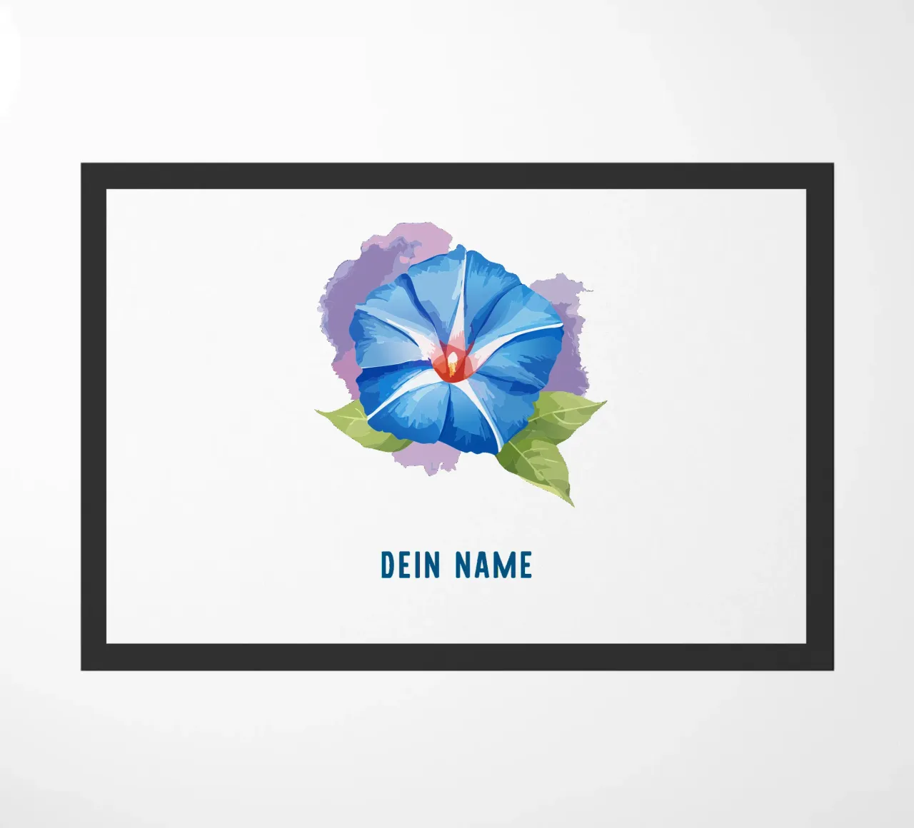 Fiore di nascita - Glorie mattutine blu di settembre zerbino da Geburtsblume