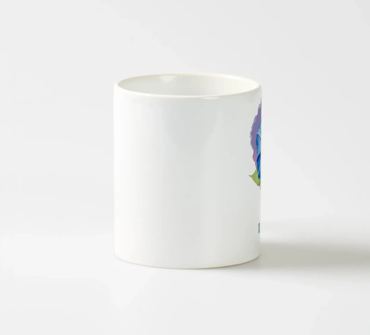 Fiore di nascita - Glorie mattutine blu di settembre tazza in ceramica da Geburtsblume