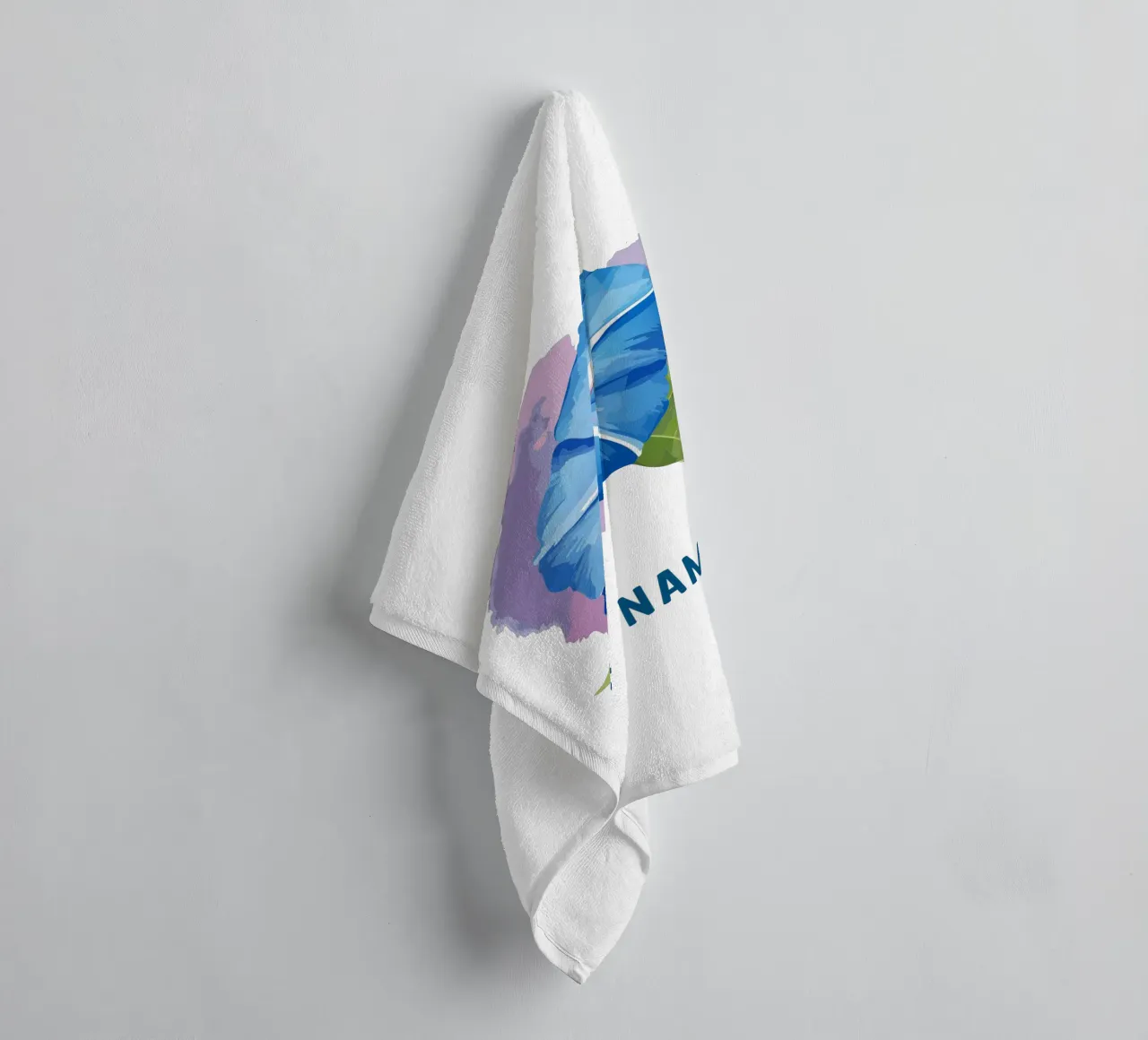 Fiore di nascita - Glorie mattutine blu di settembre asciugamano da bagno da Geburtsblume