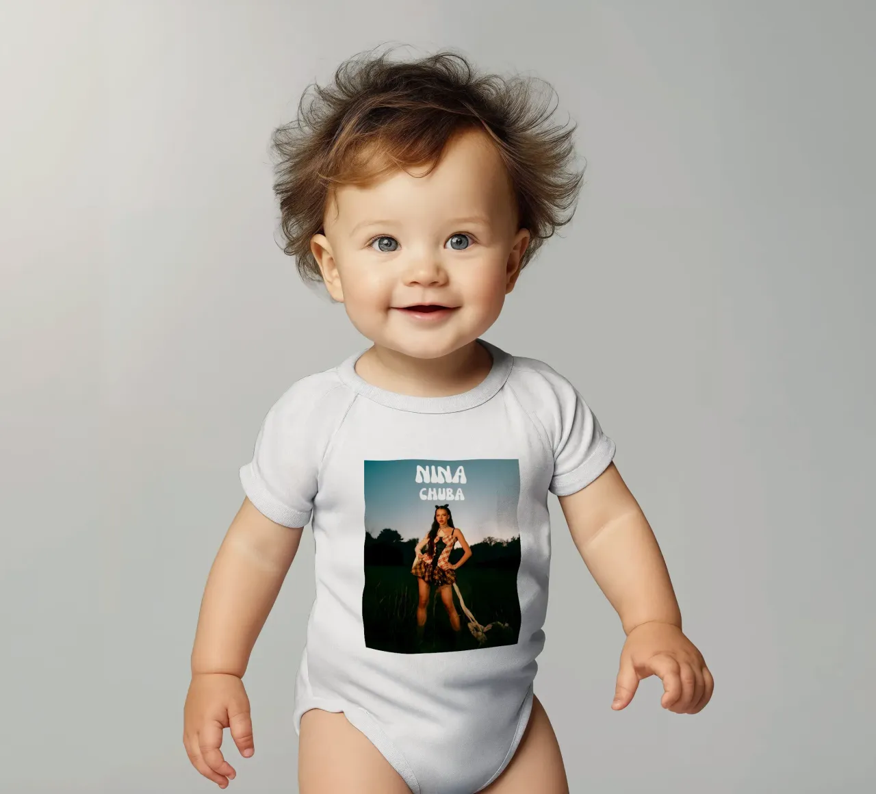 Nina Chuba V2 body neonato maniche corte da vintage