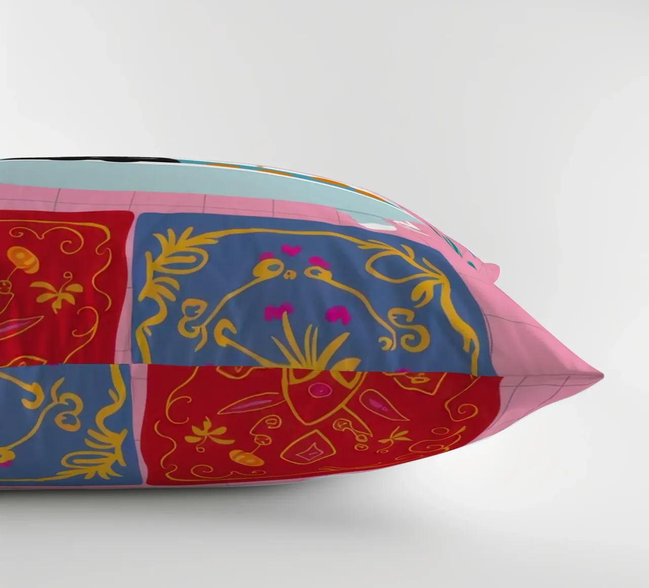 Bohemian Bathtub Ritual decorative cushion by Veil Maya