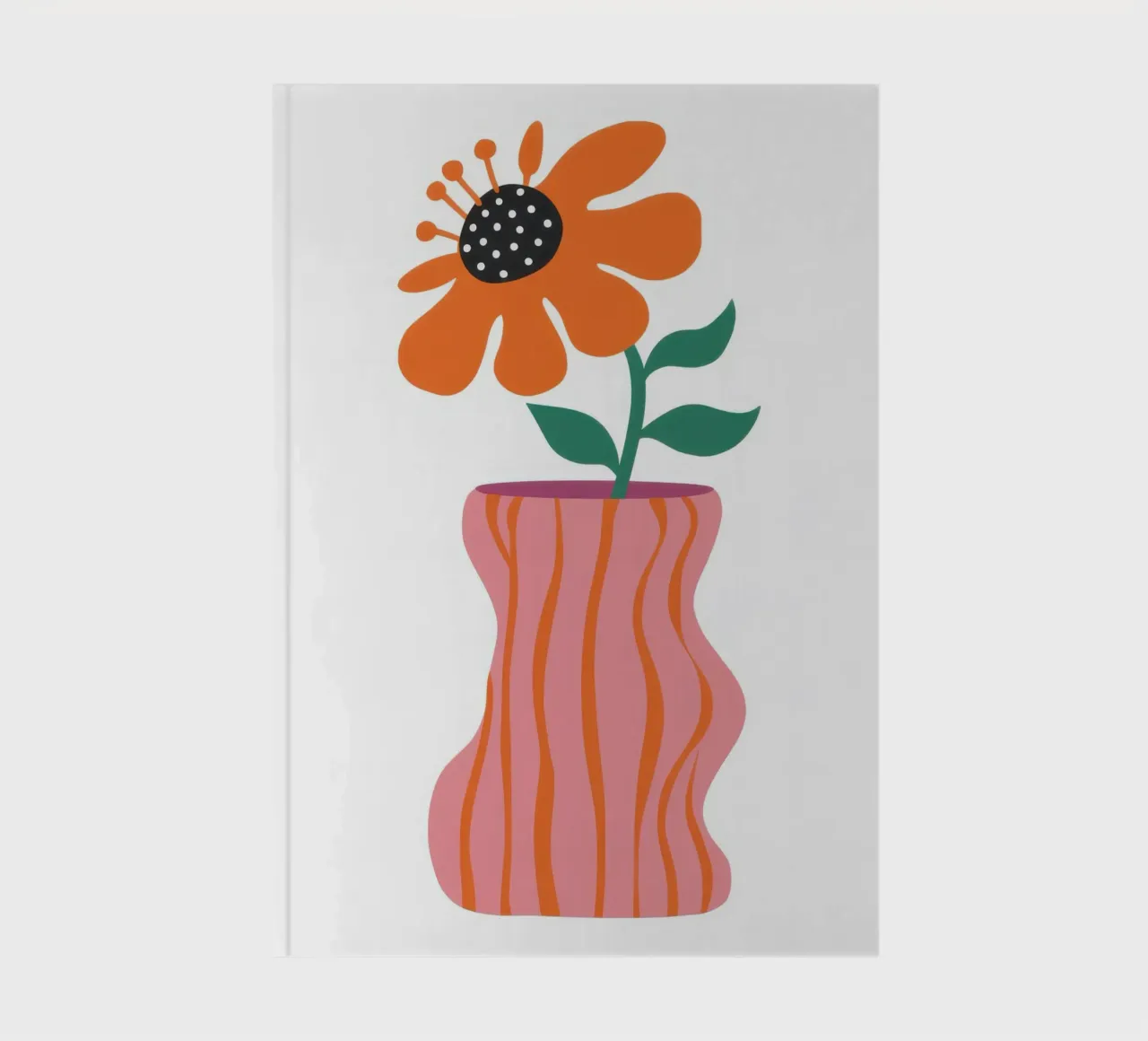 Wavy Singular Bloom notebook by Prism Ritual