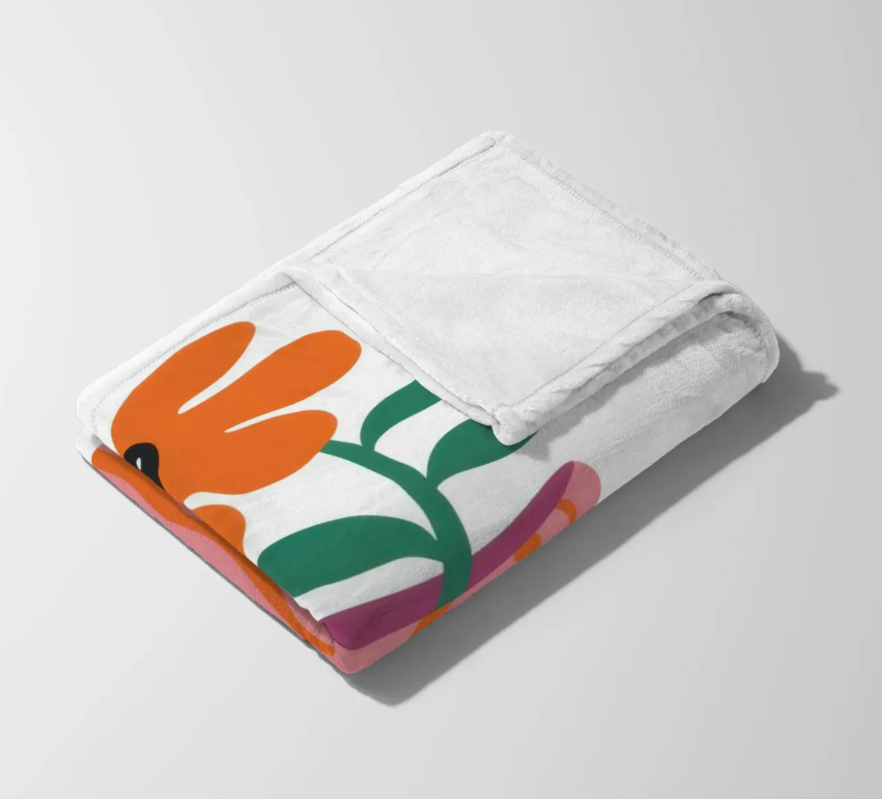 Fiore ondulato singolare coperta in pile da Prism Ritual