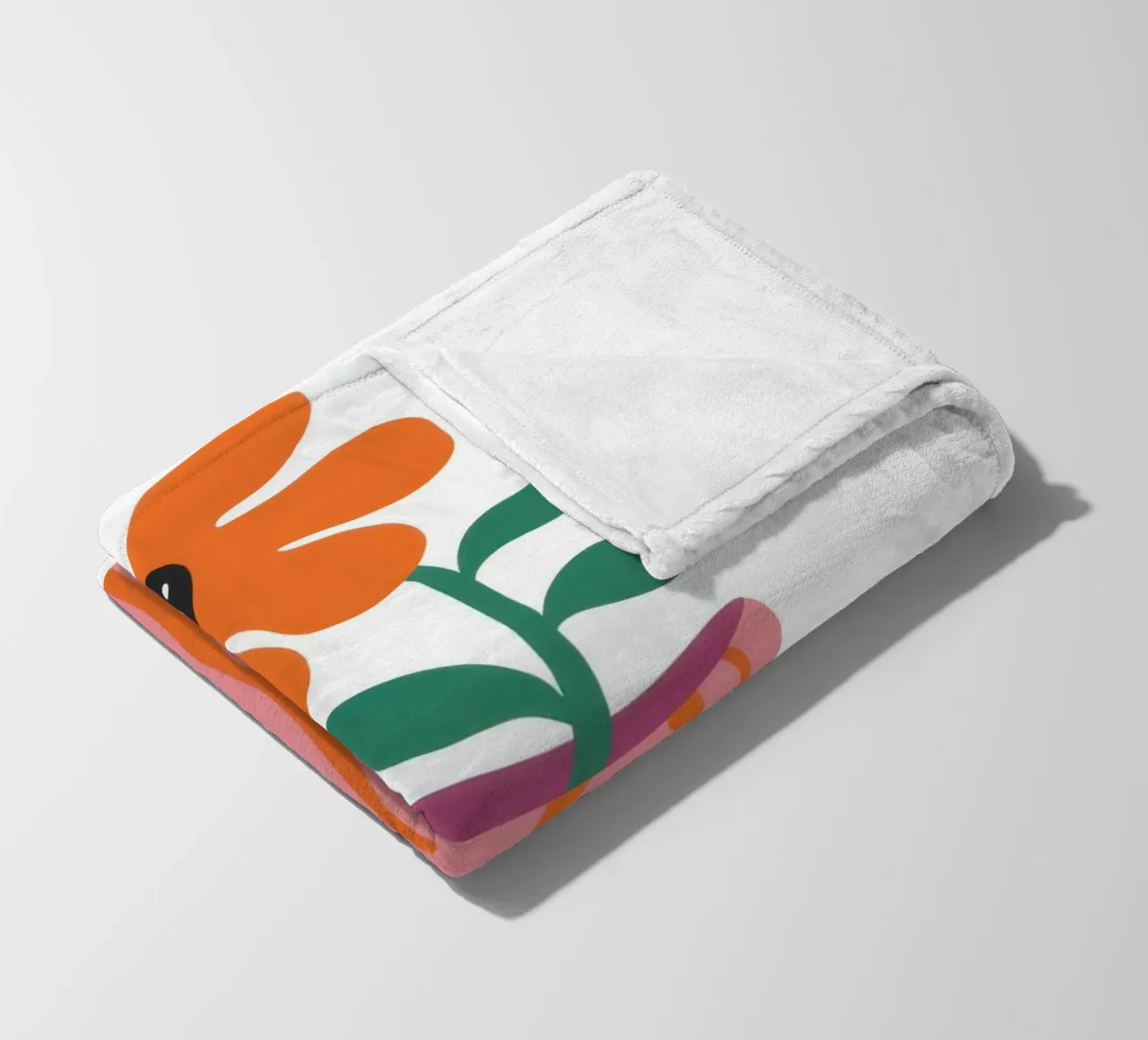 Fiore ondulato singolare coperta in pile da Prism Ritual