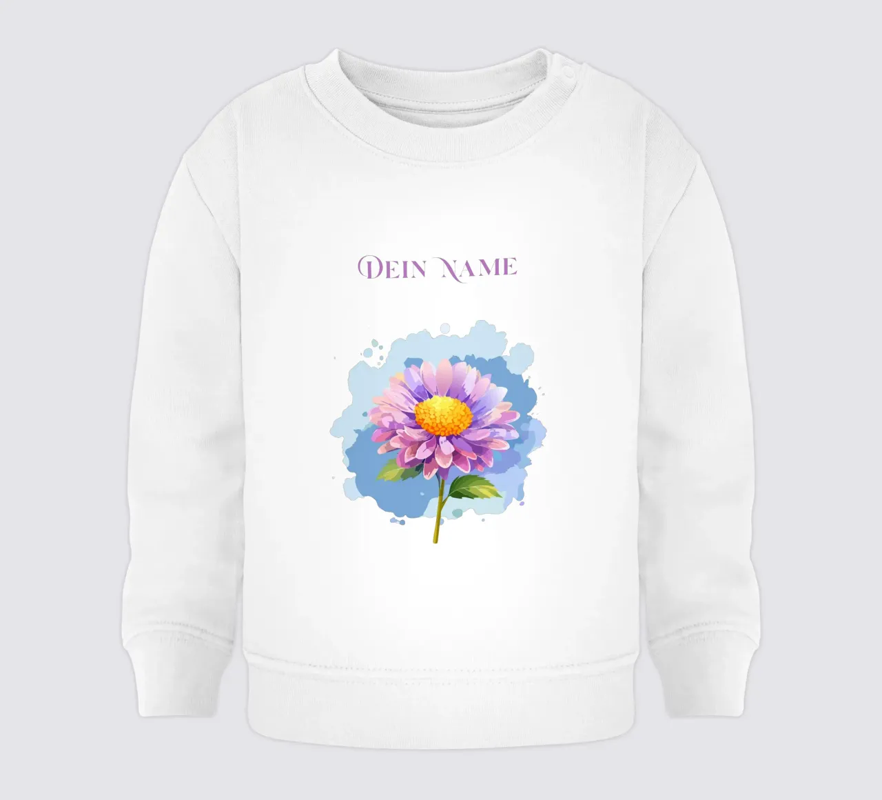 Fiore di nascita - Astro di settembre felpa neonato da Geburtsblume