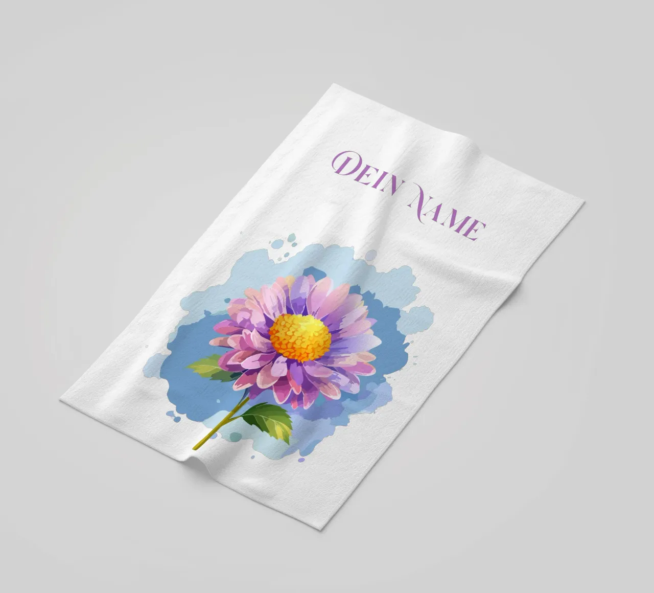 Fiore di nascita - Astro di settembre telo mare da Geburtsblume