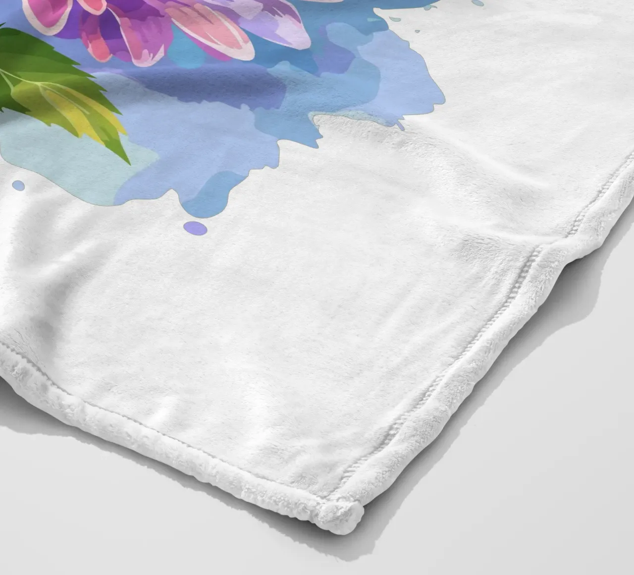 Fiore di nascita - Astro di settembre coperta in pile da Geburtsblume