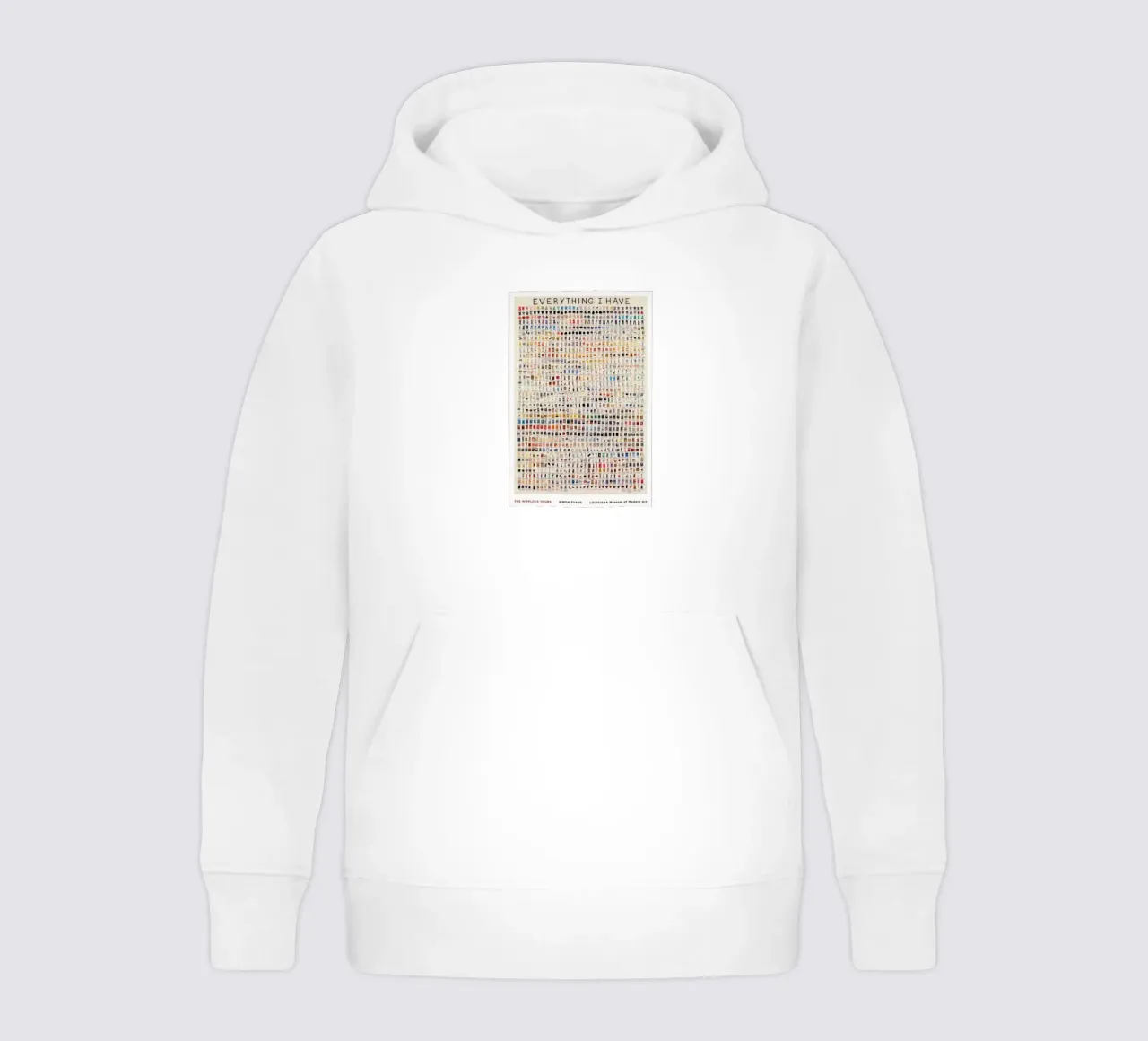 Tutti i colori felpa bambino con cappuccio da withandname