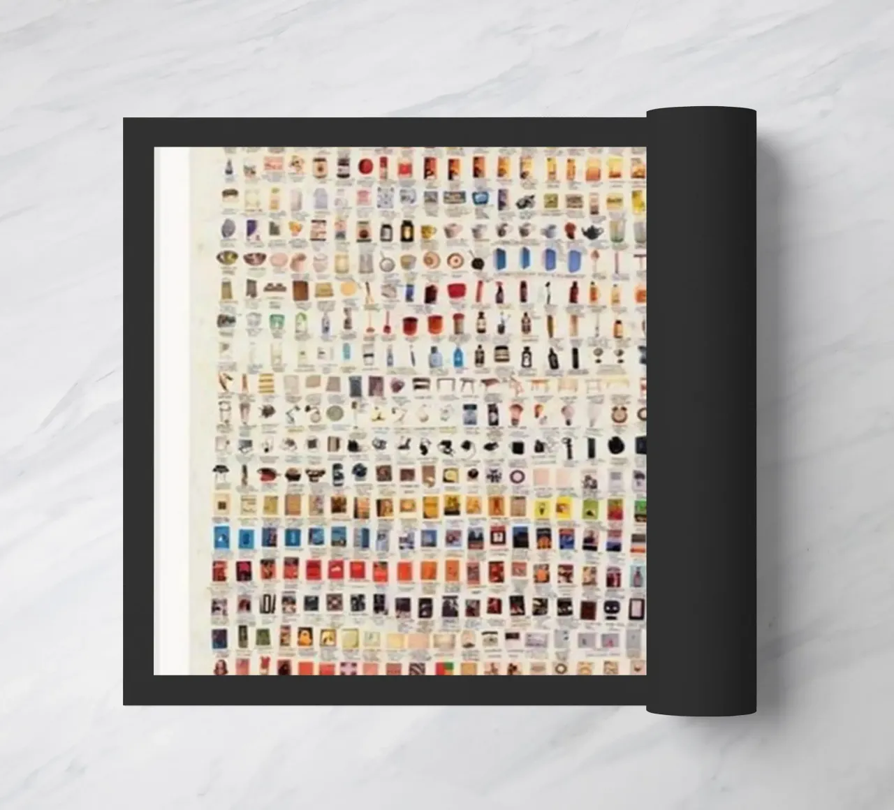 Everything colours doormat by withandname