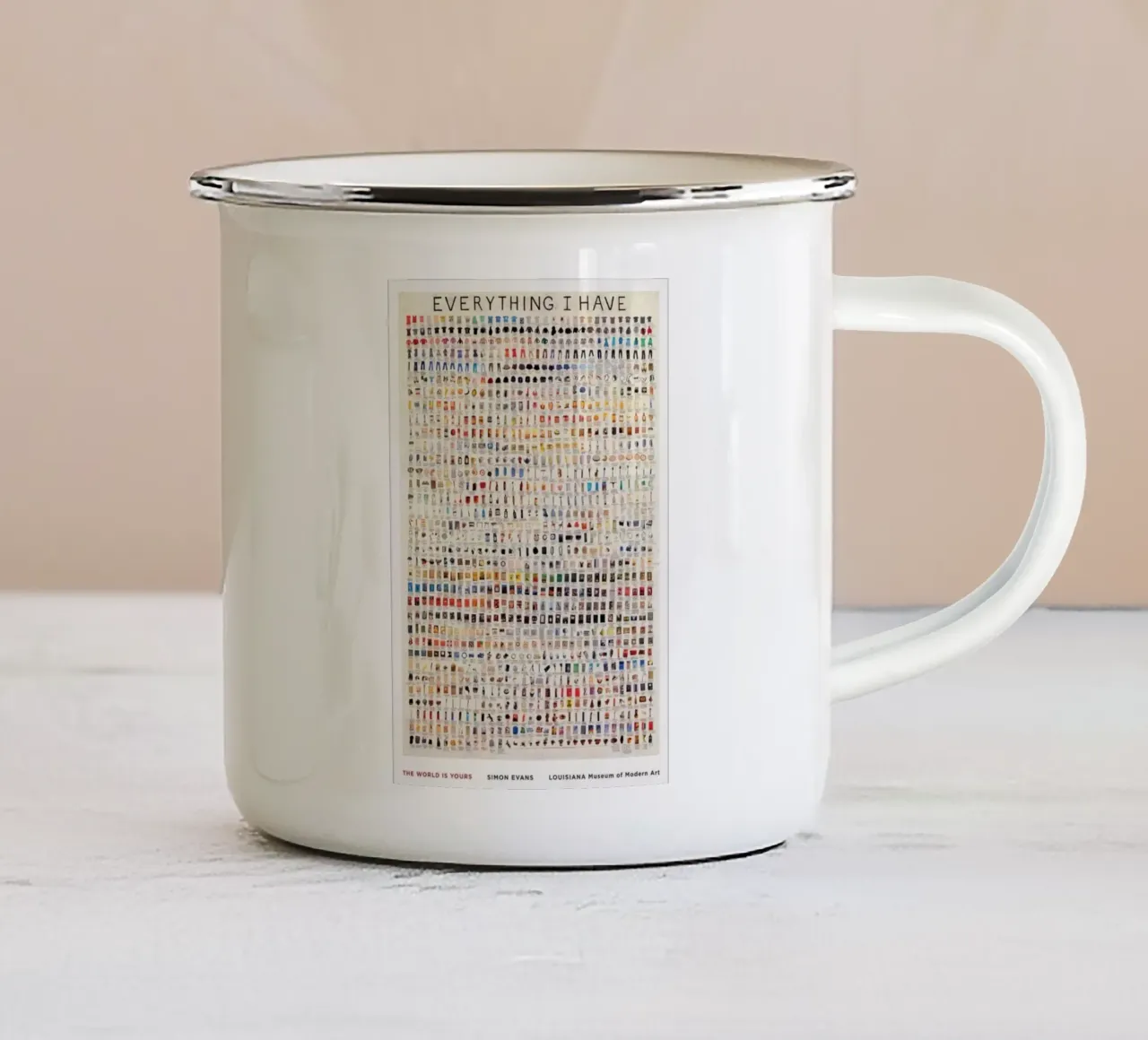 Tutti i colori tazza in smalto da withandname