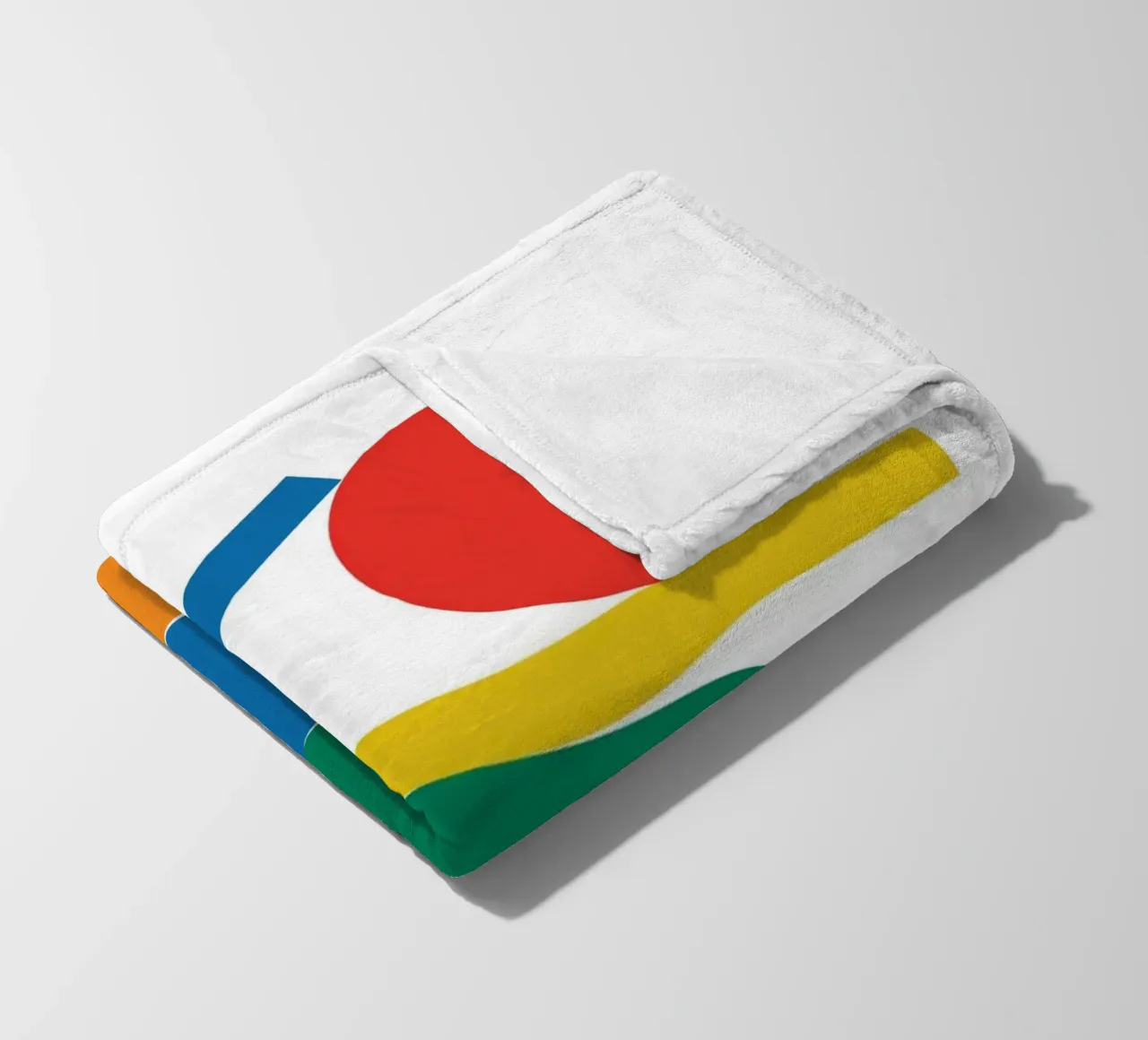 Stabile stone bauhaus minimalist fleece blanket by Family Bauhaus Art