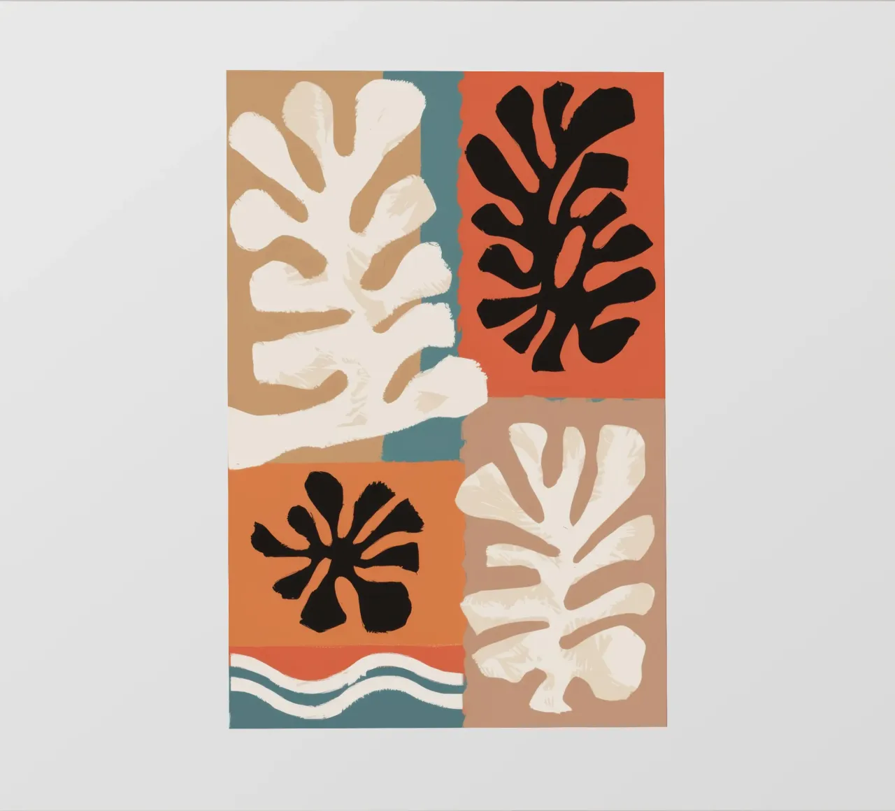 Trapunta Maraoui Cutout telo in pvc da Flock Reverie