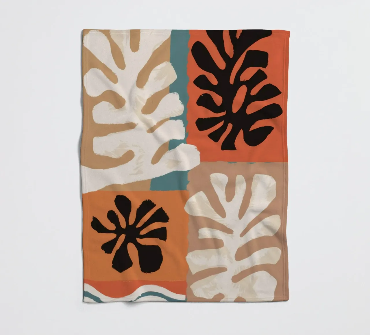 Trapunta Maraoui Cutout coperta in pile da Flock Reverie