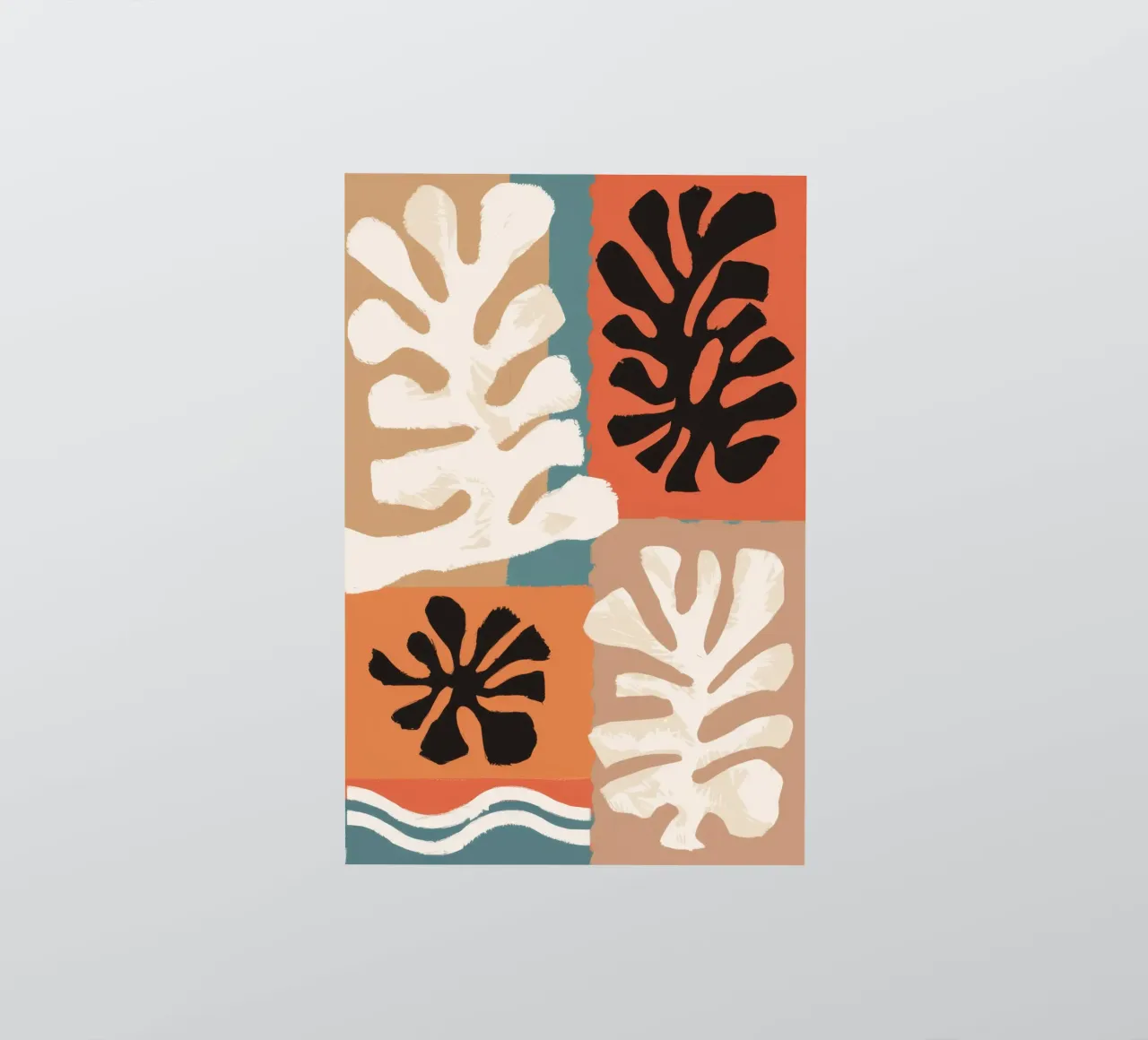 Maraoui Cutout Quilt Sticker von Flock Reverie
