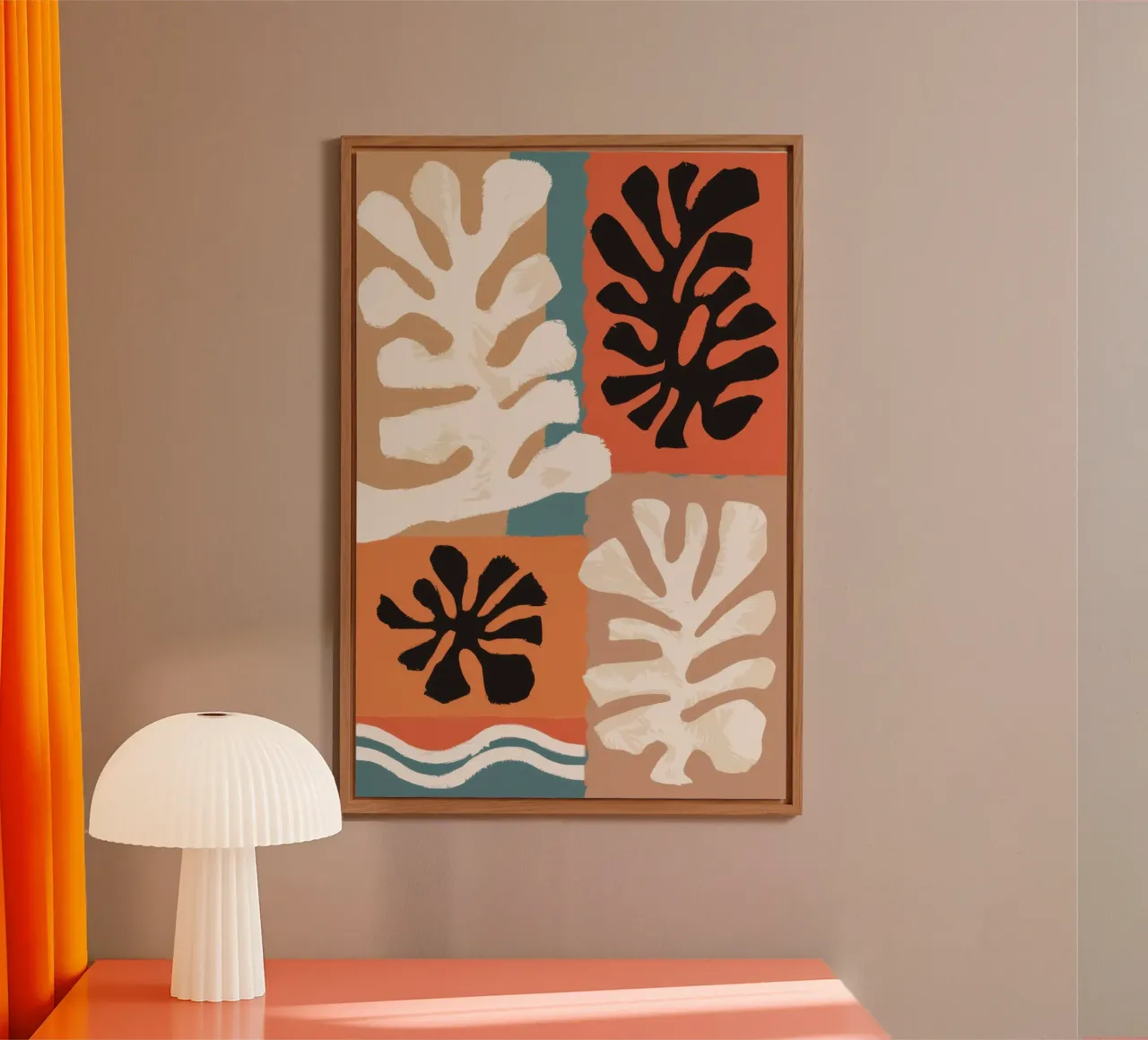 Trapunta Maraoui Cutout alluminio dibond da Flock Reverie