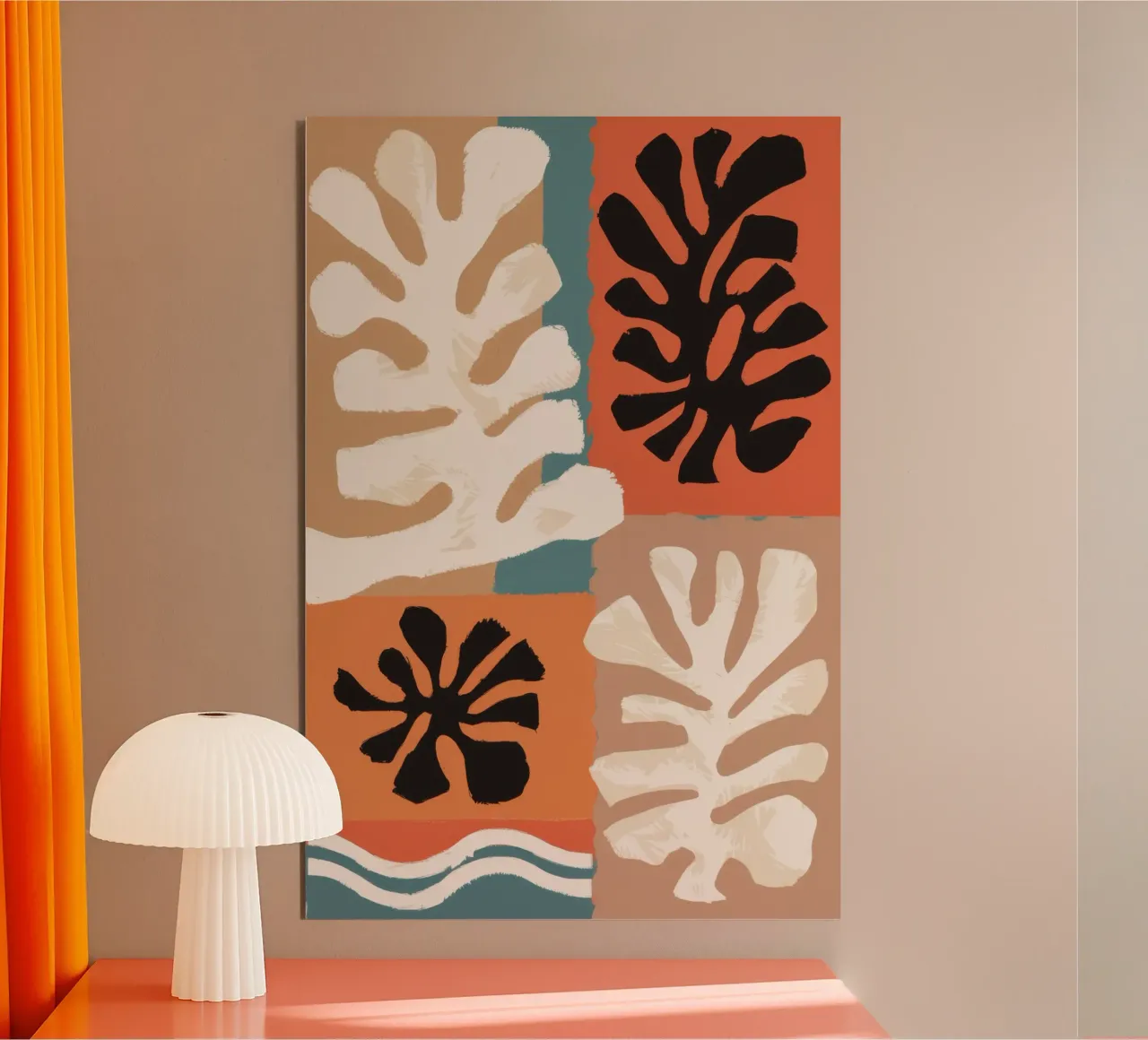 Trapunta Maraoui Cutout alluminio dibond da Flock Reverie