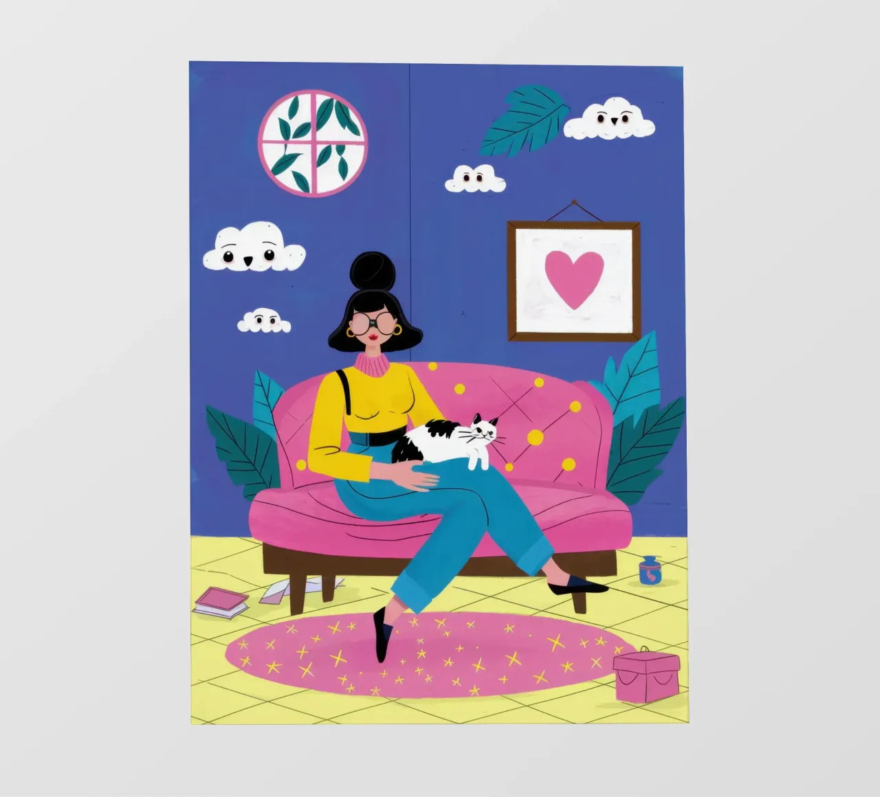 Divano per il sonno del cuore telo in pvc da Prism Ritual